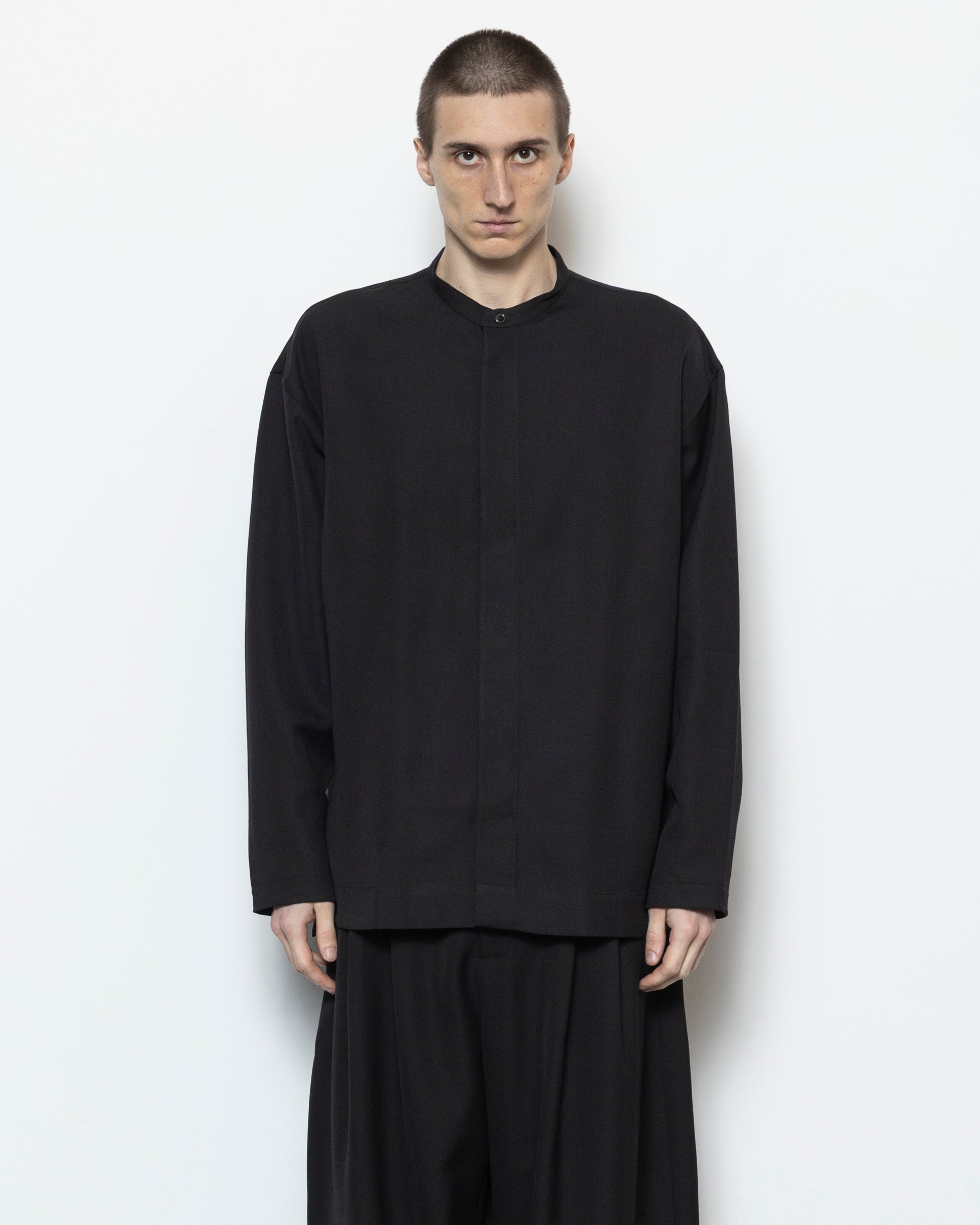 Karst Collar Shirt in Black