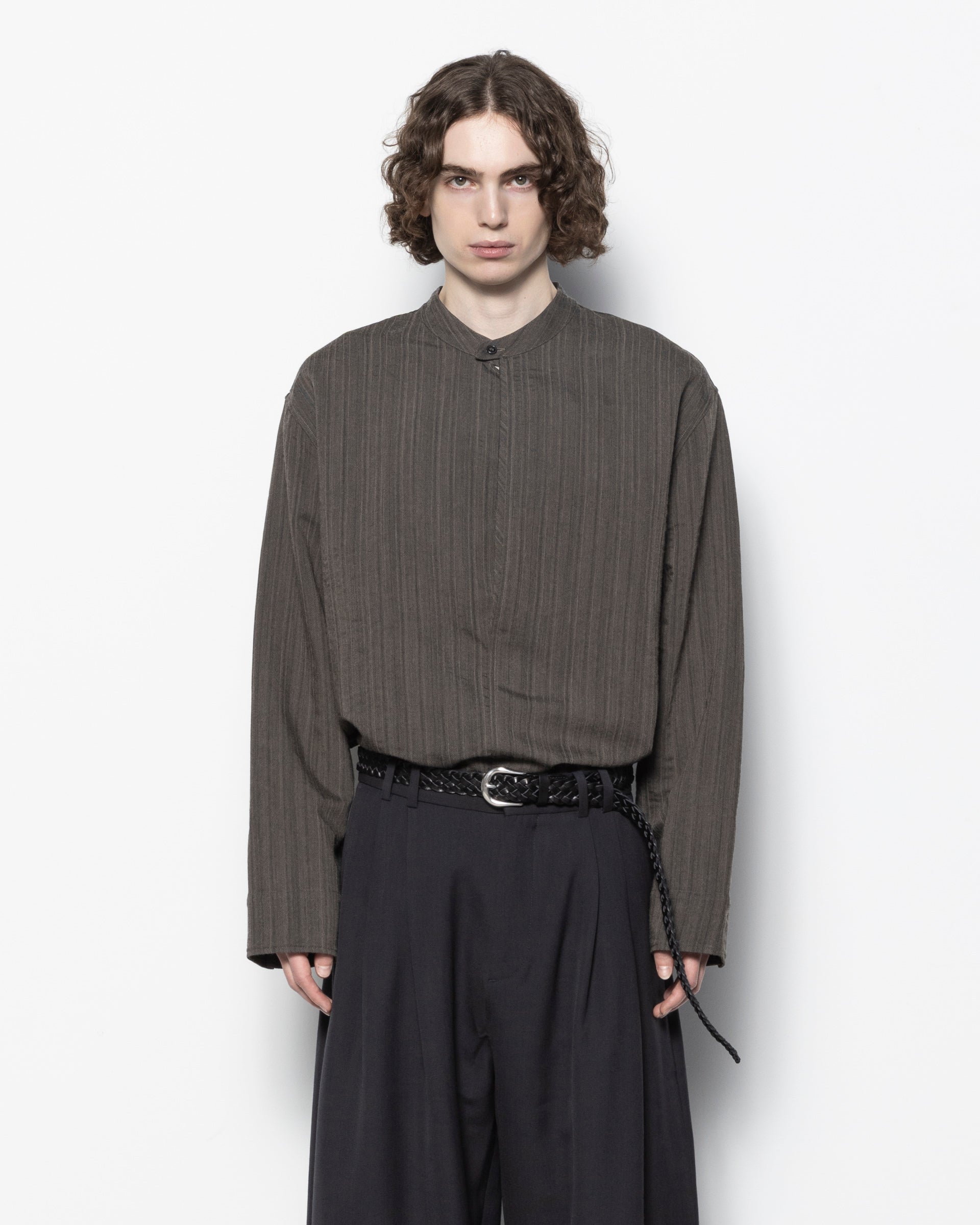 Solis Collar Shirt in Light Brown