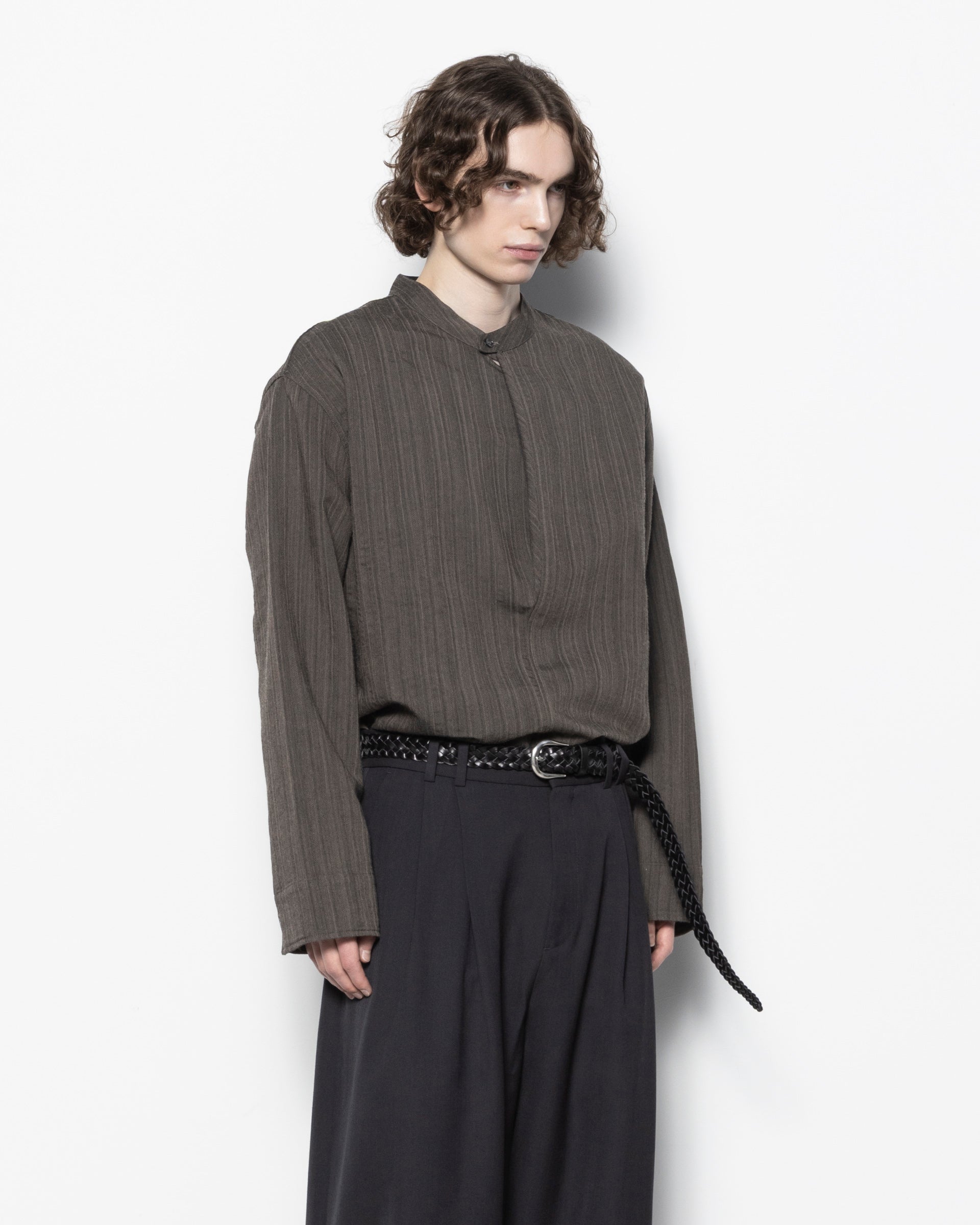 Solis Collar Shirt in Light Brown