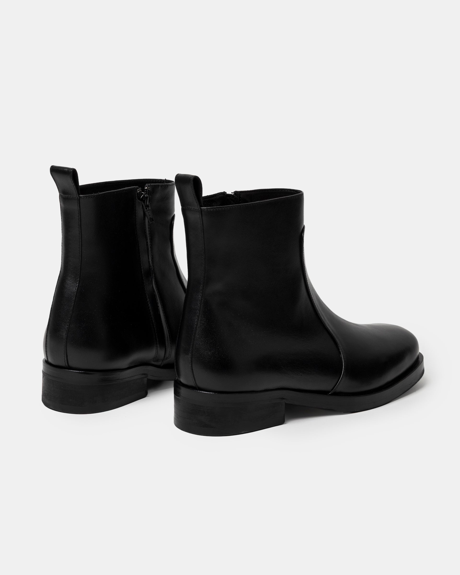 Square Toe Boot in Black