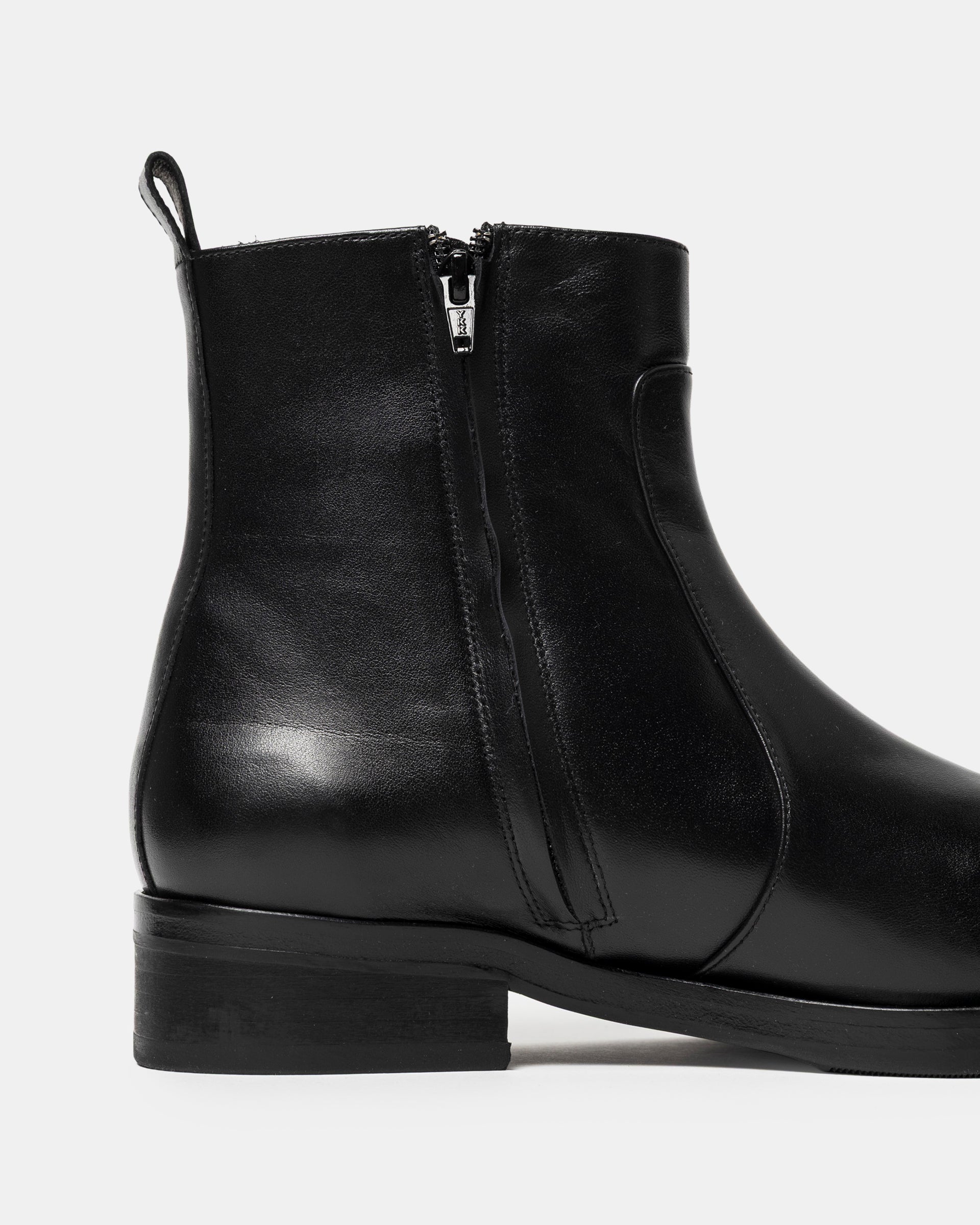 Square Toe Boot in Black