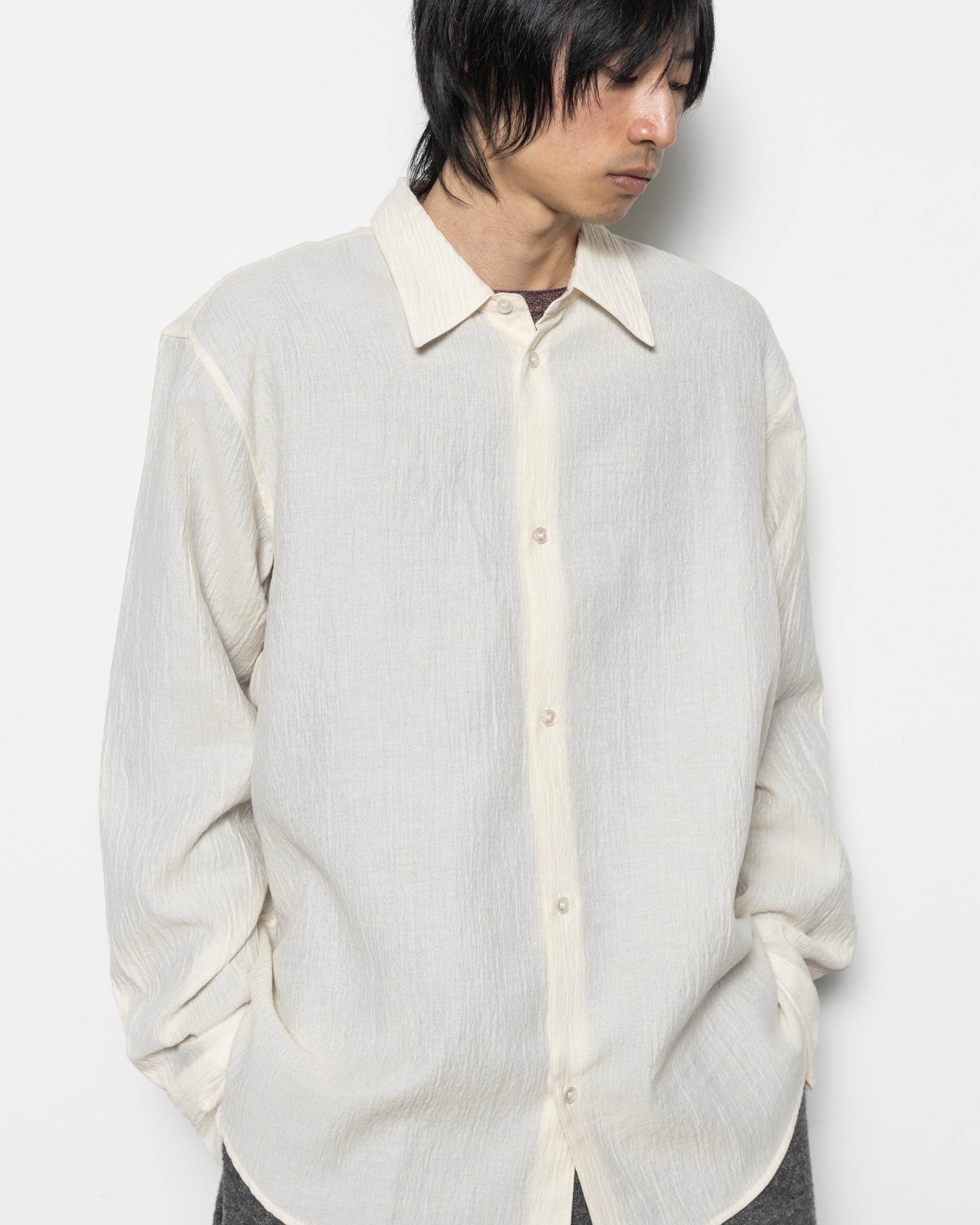 View Oversized Shirt in Parchment