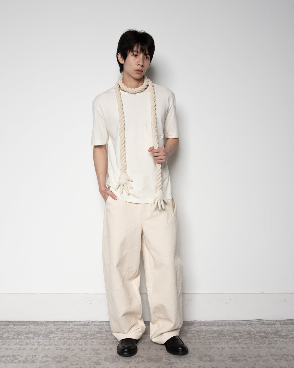 Crescent T-Shirt in Off-White