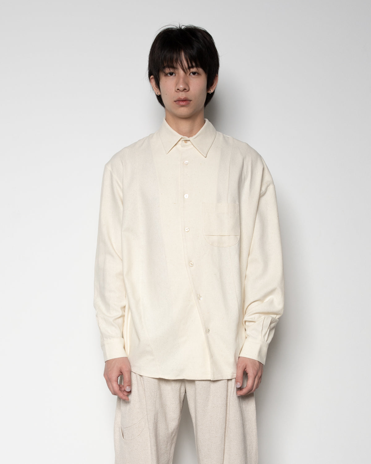 Distorted Shirt in Off-White