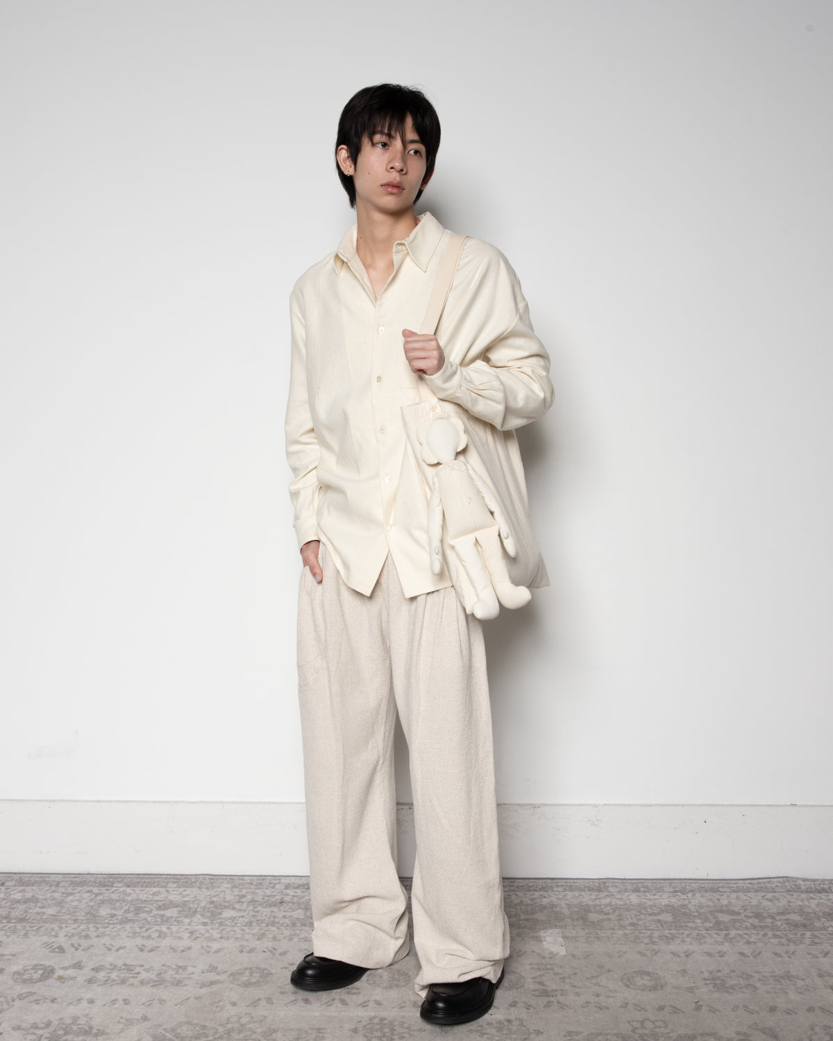 Distorted Shirt in Off-White
