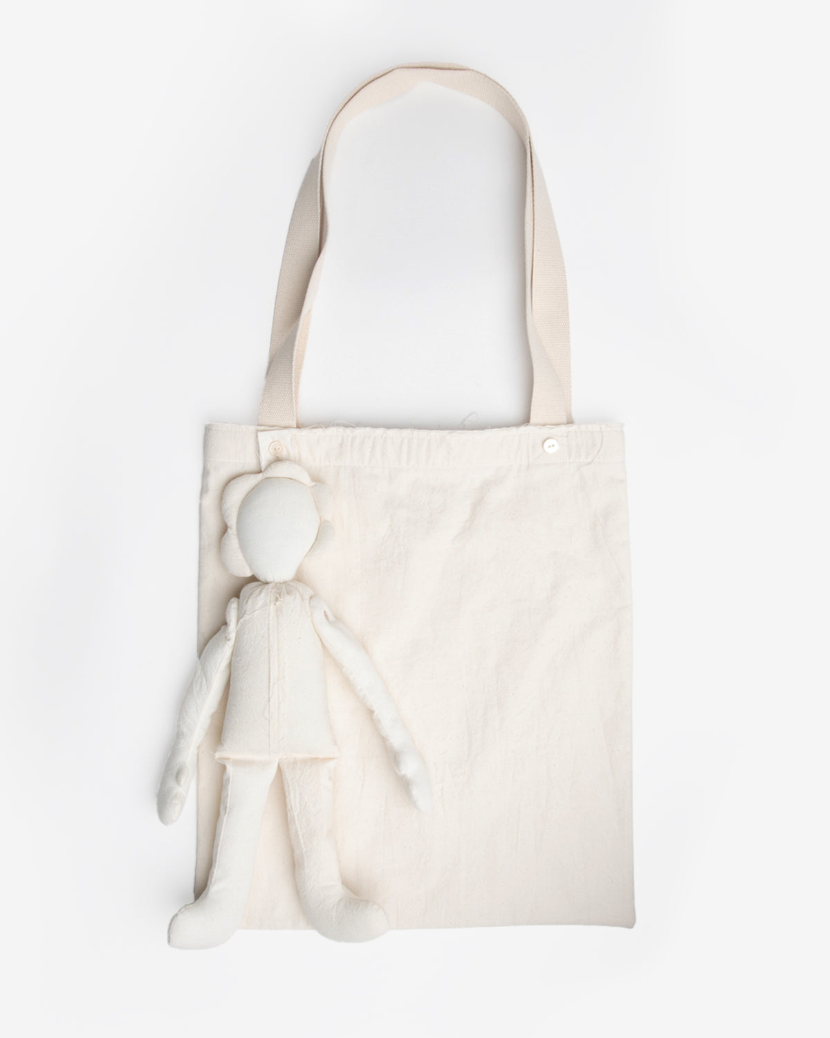 Gnome Tote Bag in White