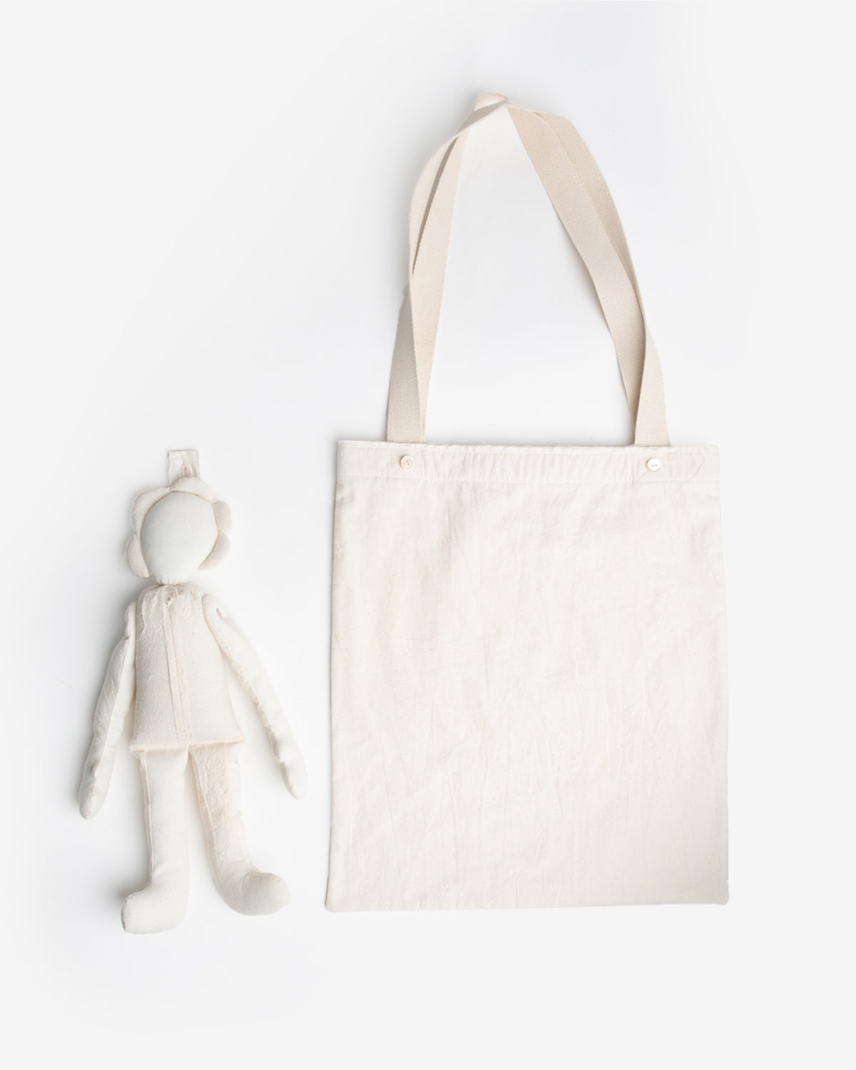 Gnome Tote Bag in White