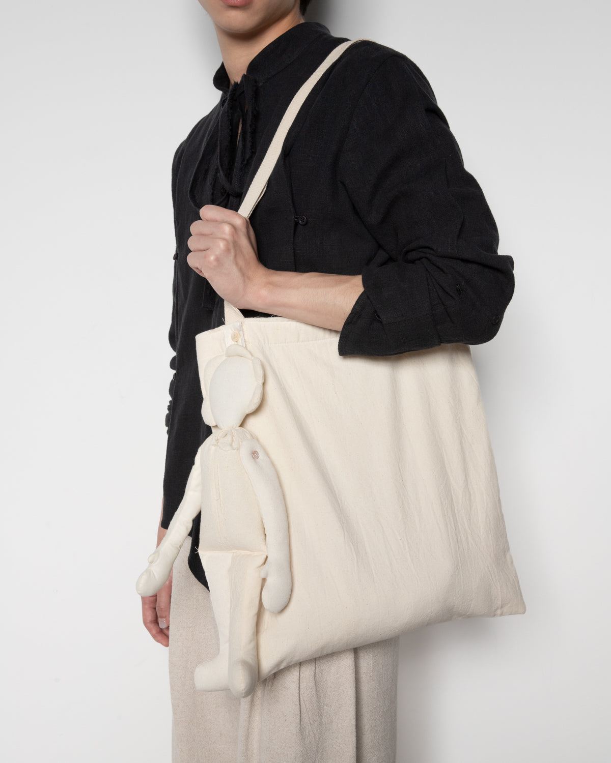 Gnome Tote Bag in White