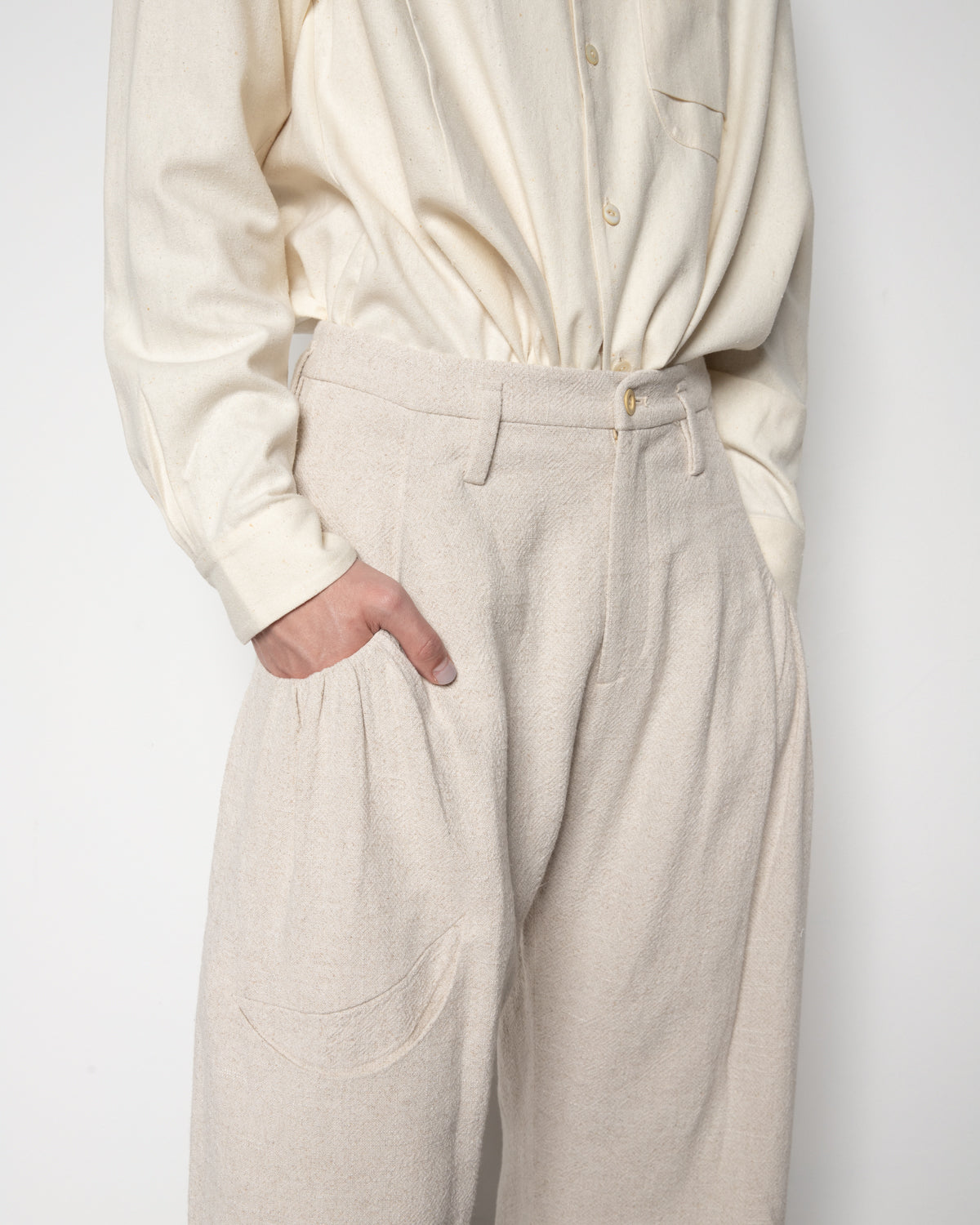 O Trousers 2024 in Off-White