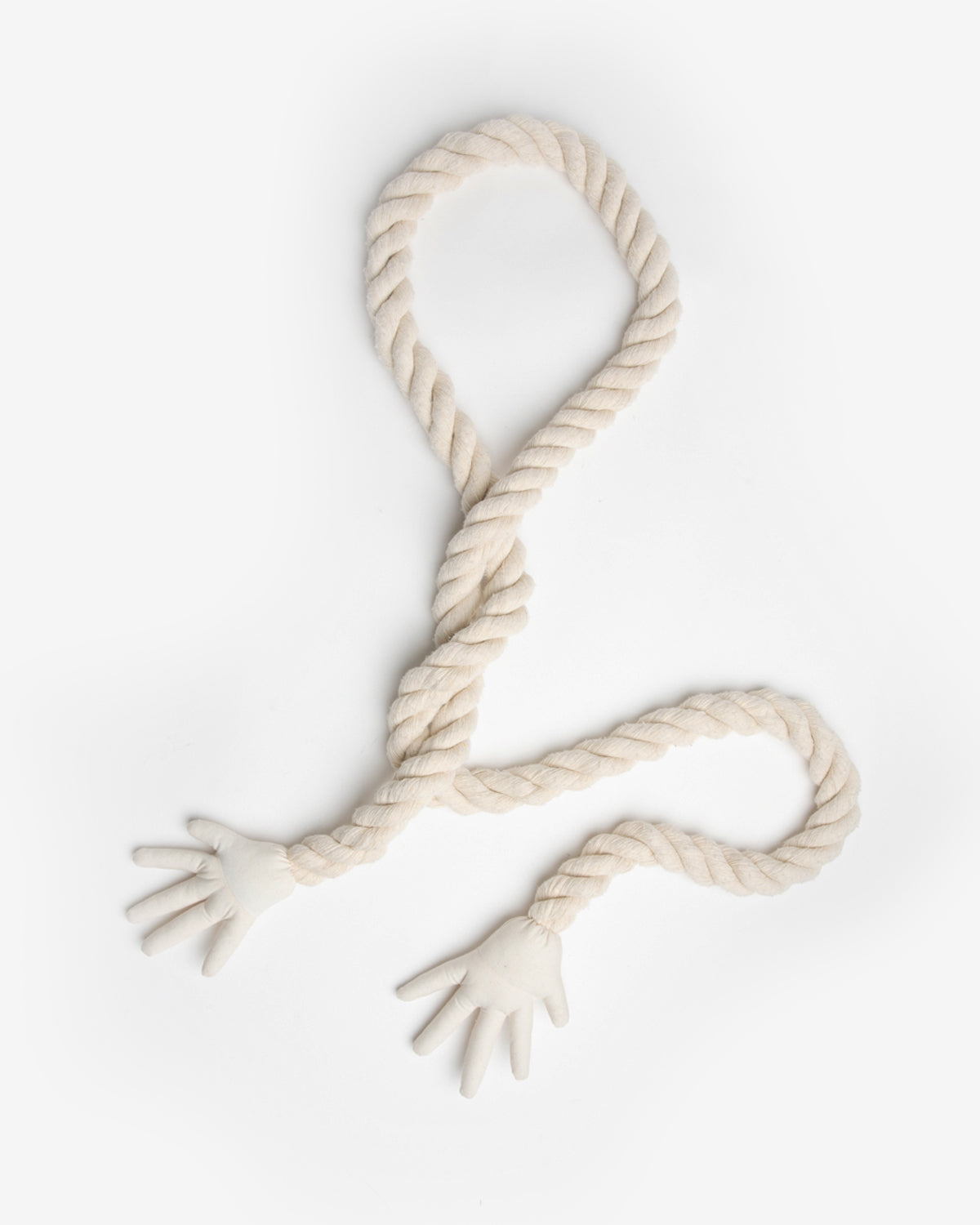 Roped Hands Scarf in Off Hand