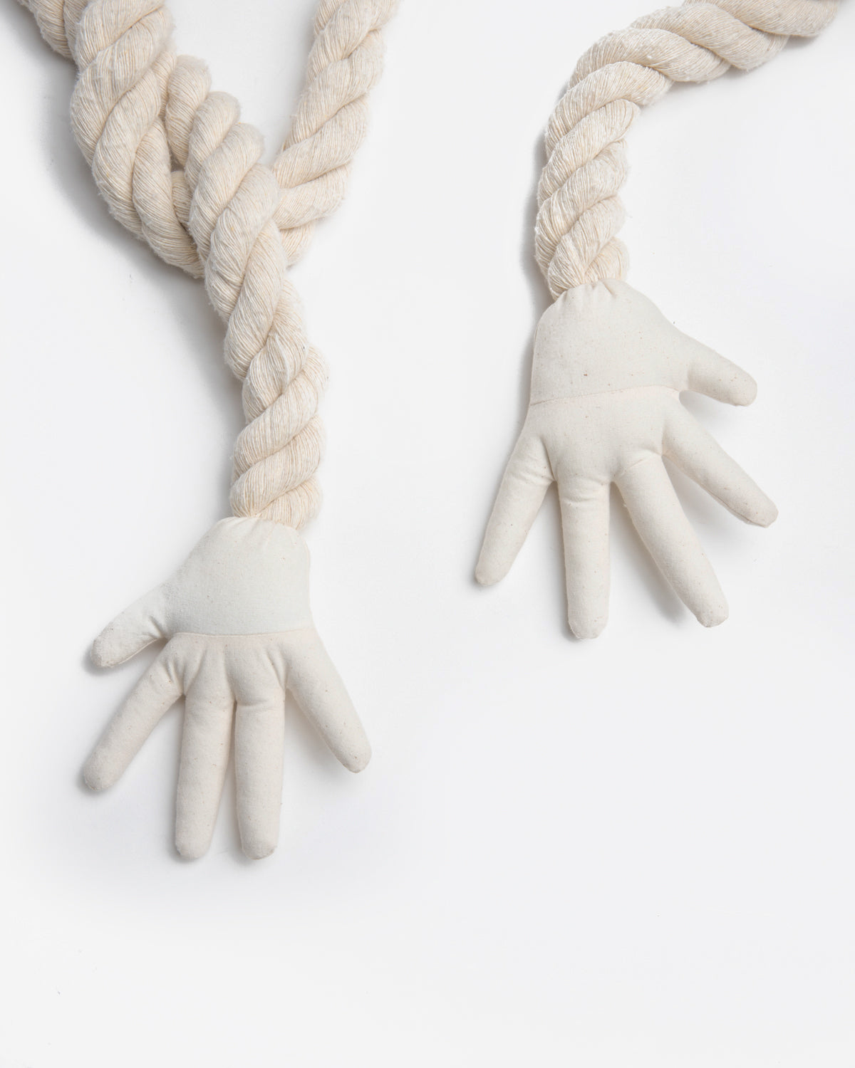 Roped Hands Scarf in Off Hand