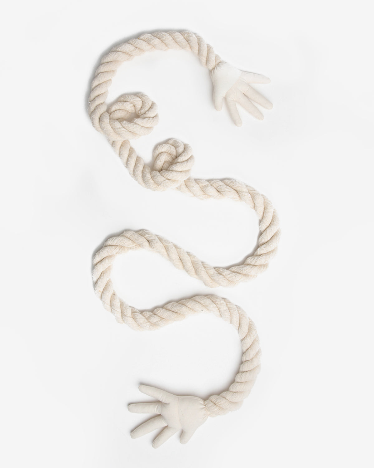 Roped Hands Scarf in Off Hand