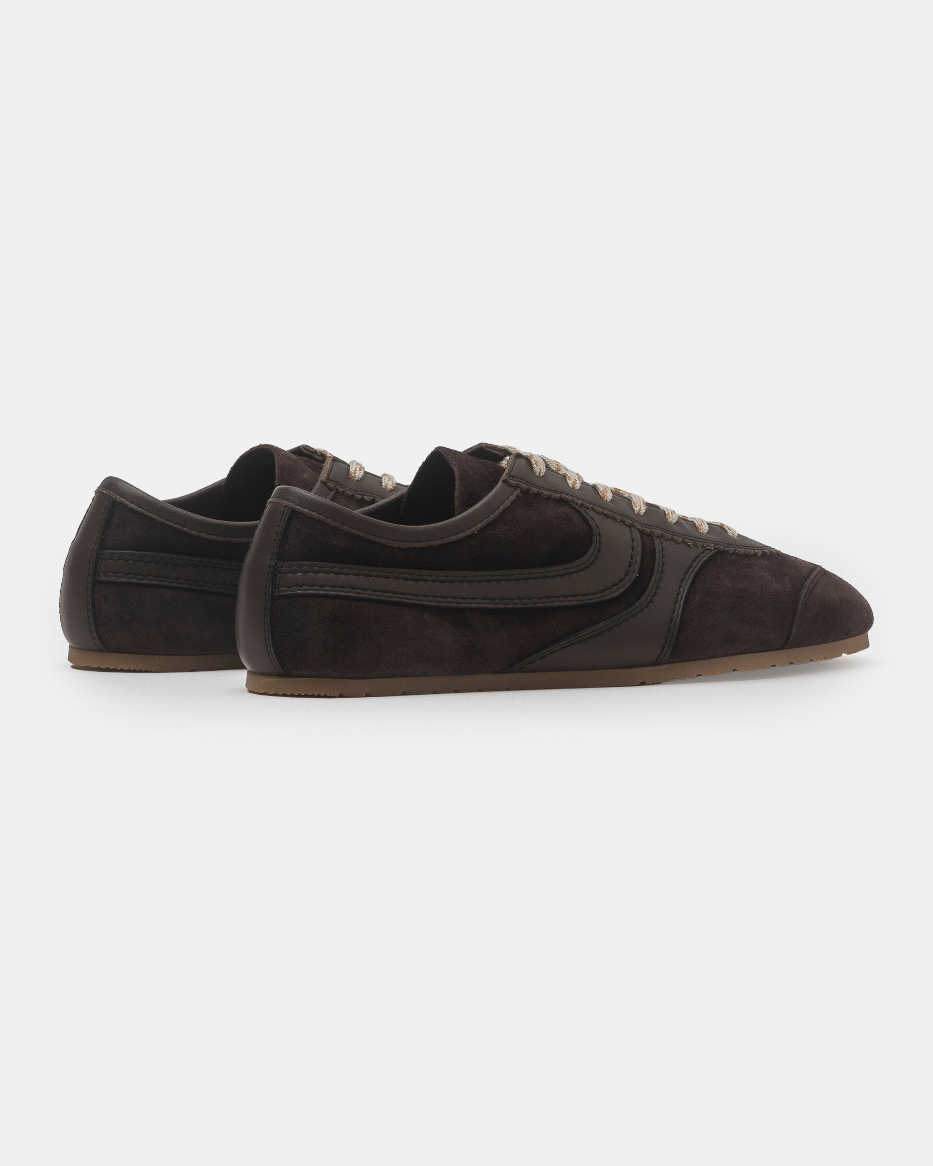 Suede Sneakers in Brown