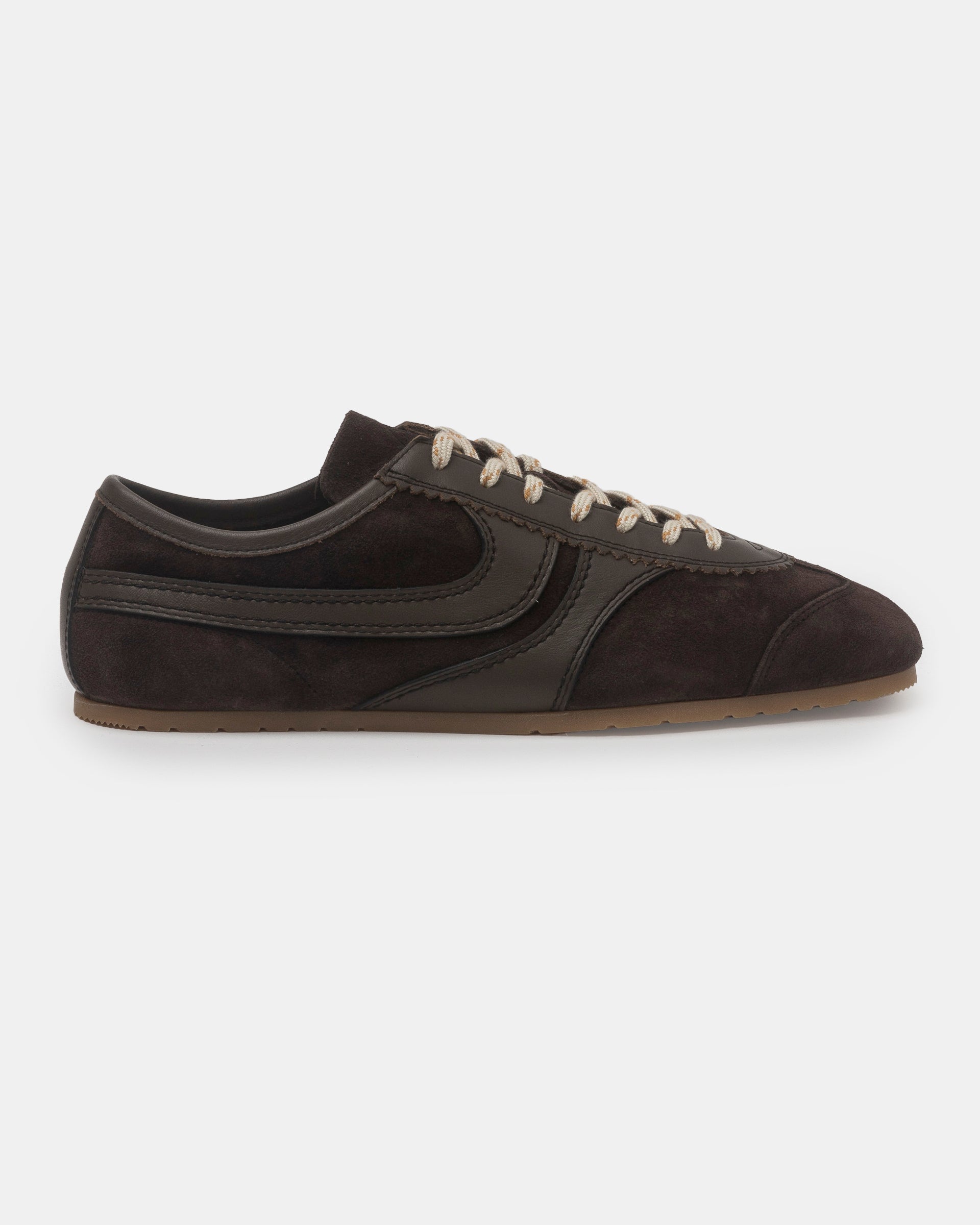 Suede Sneakers in Brown