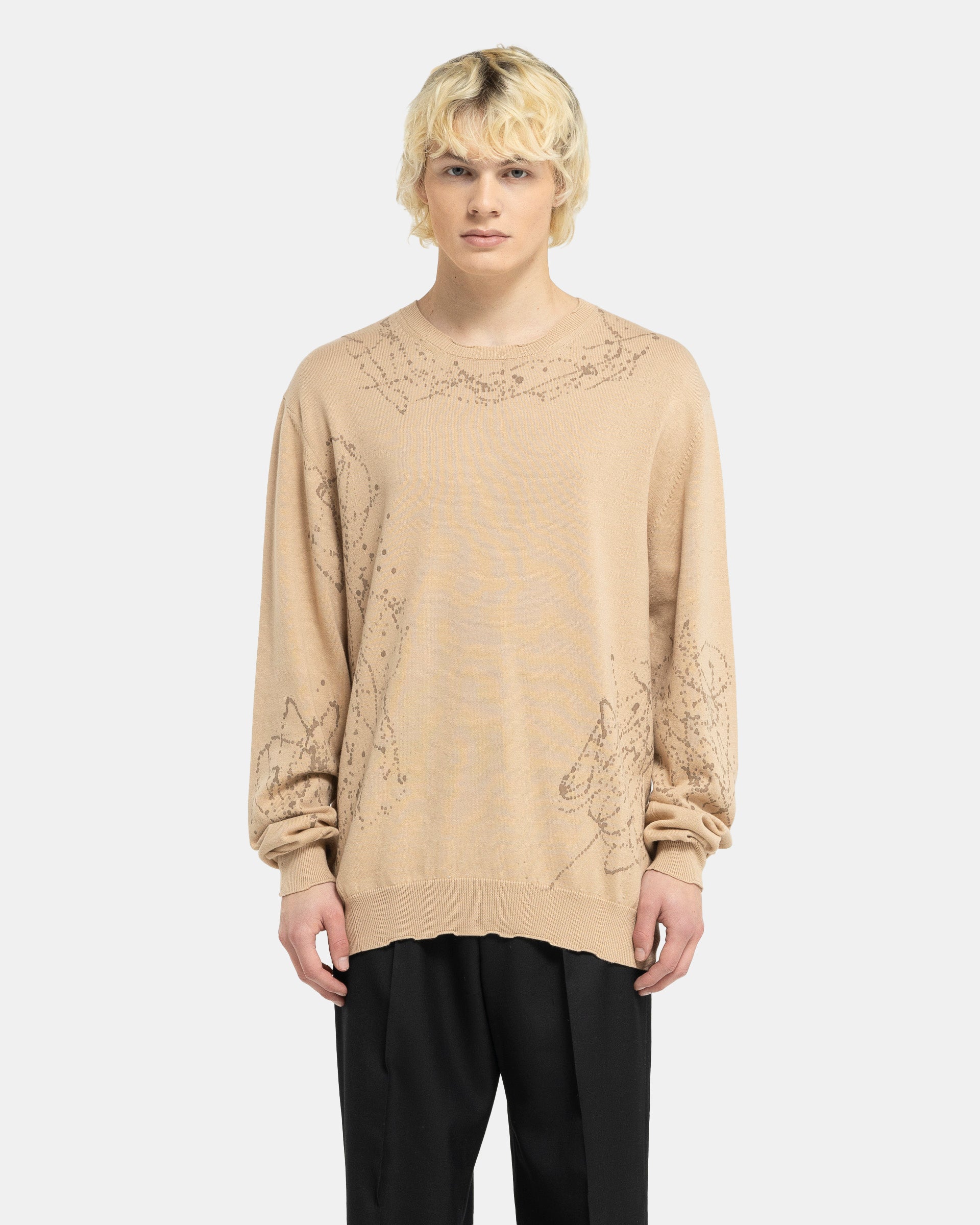 Tainted Knit in Beige