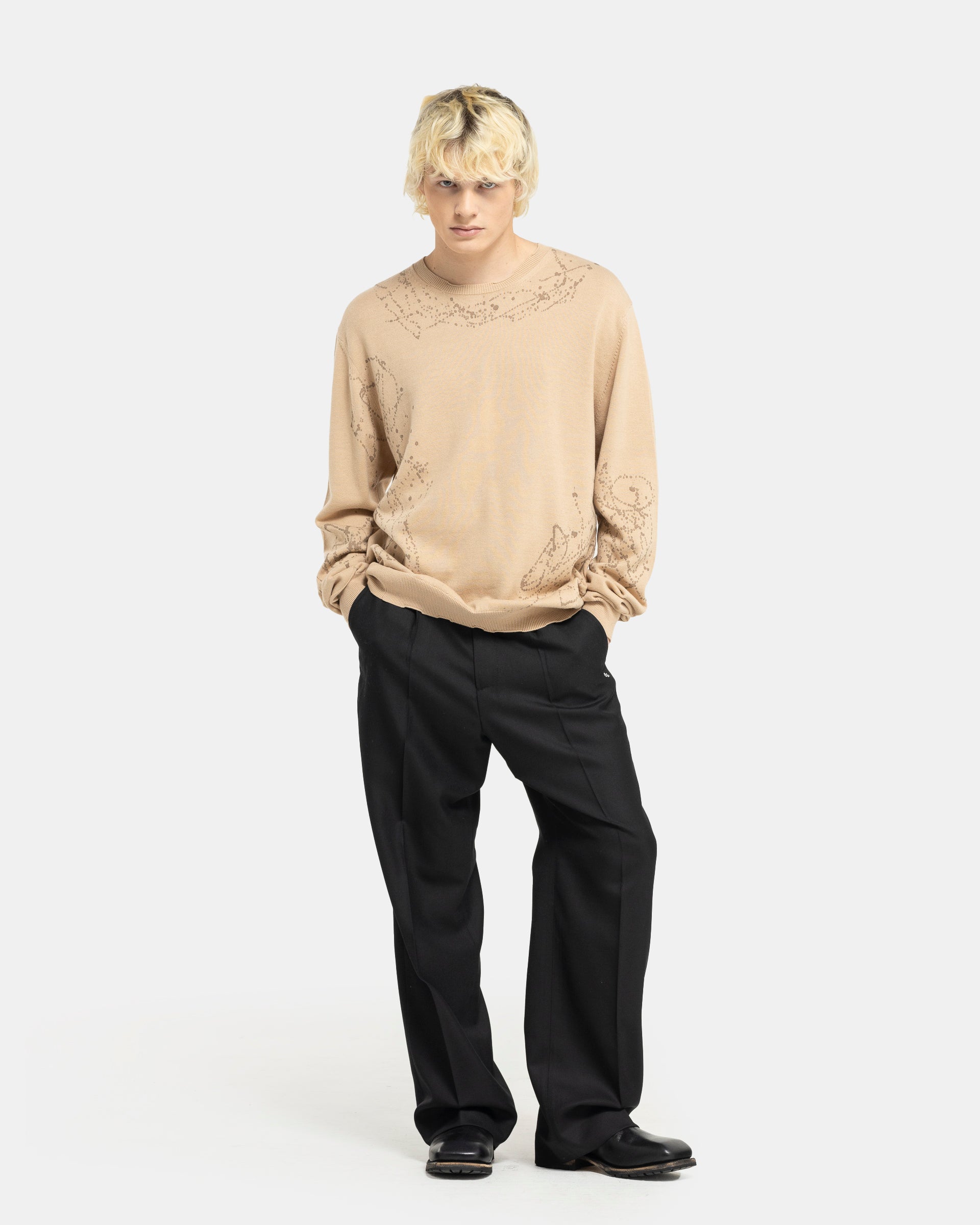 Tainted Knit in Beige