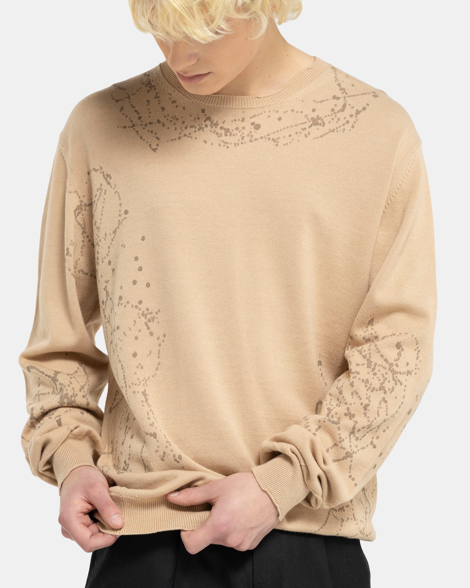 Tainted Knit in Beige