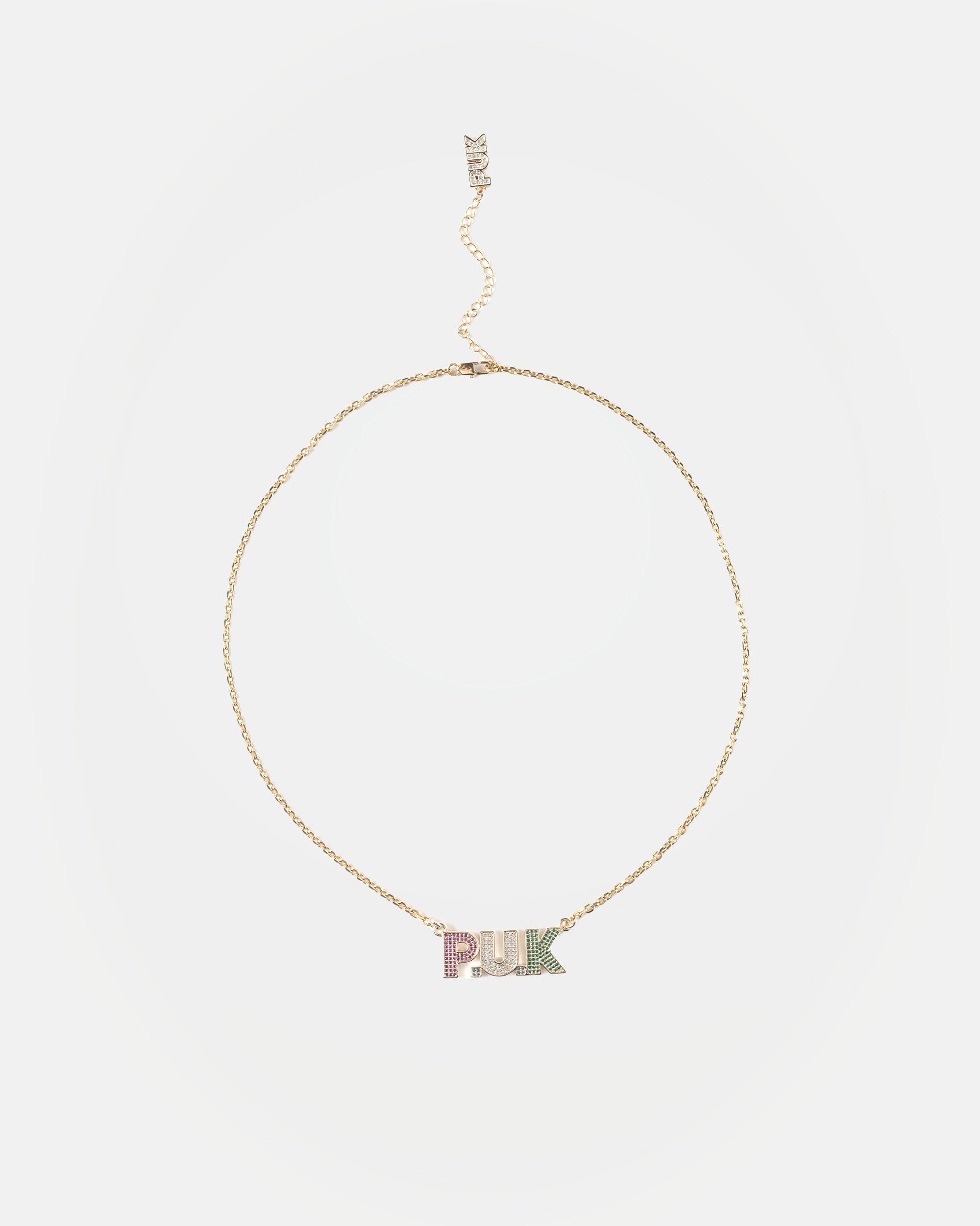 Letter Necklace in Gold