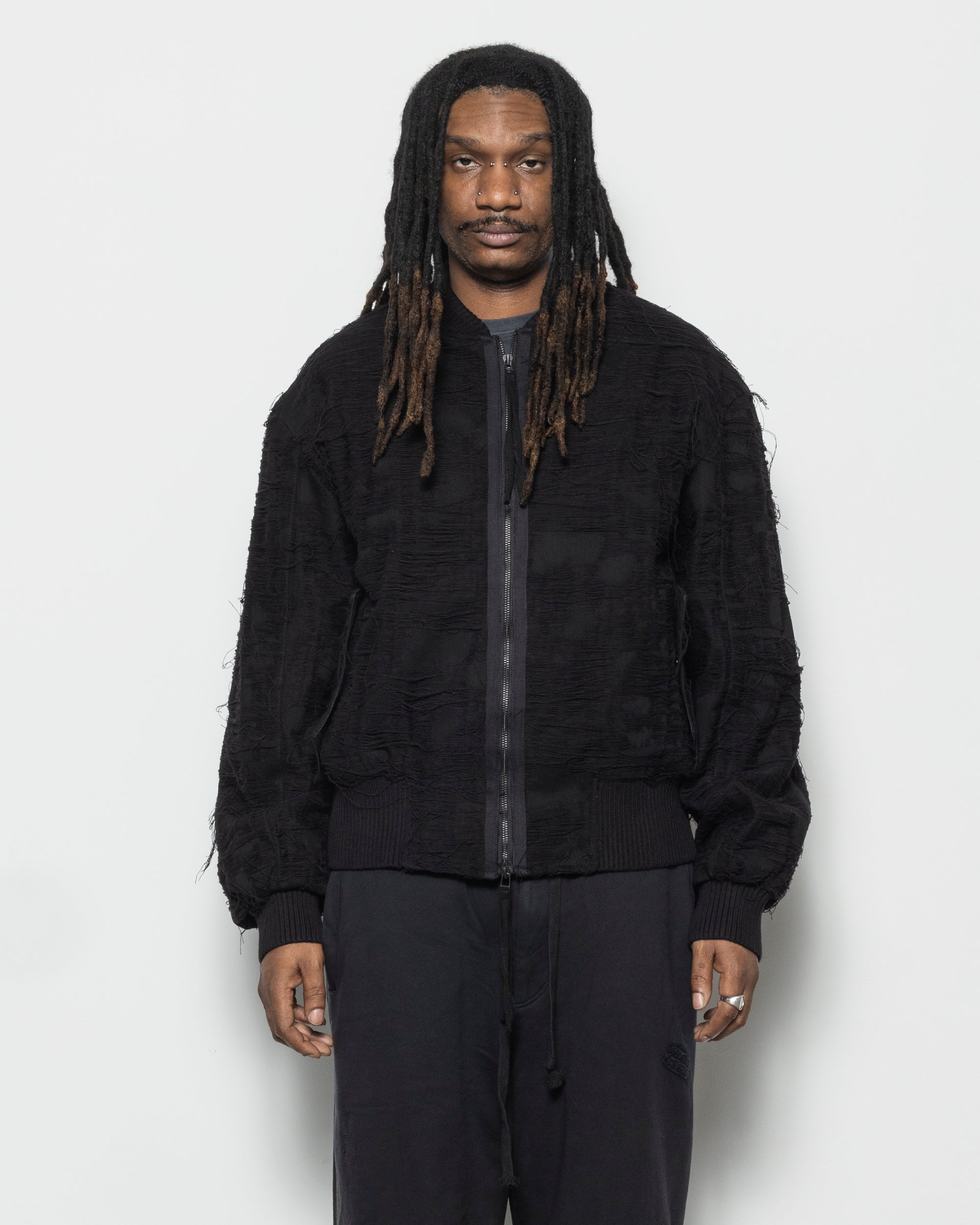 ジャケット・アウター Troubled Waters MUMMY BOMBER JACKET Troubled Waters Mummy Bomber Jacket in Black | RODEN GRAY