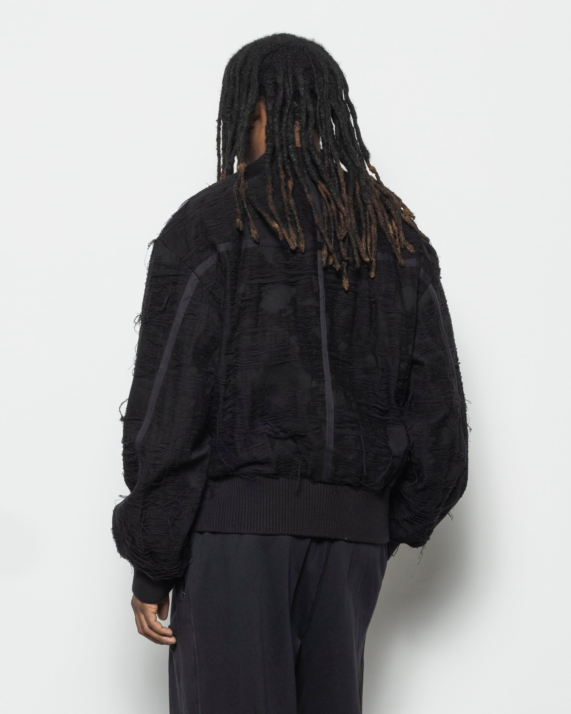 Mummy Bomber Jacket in Black