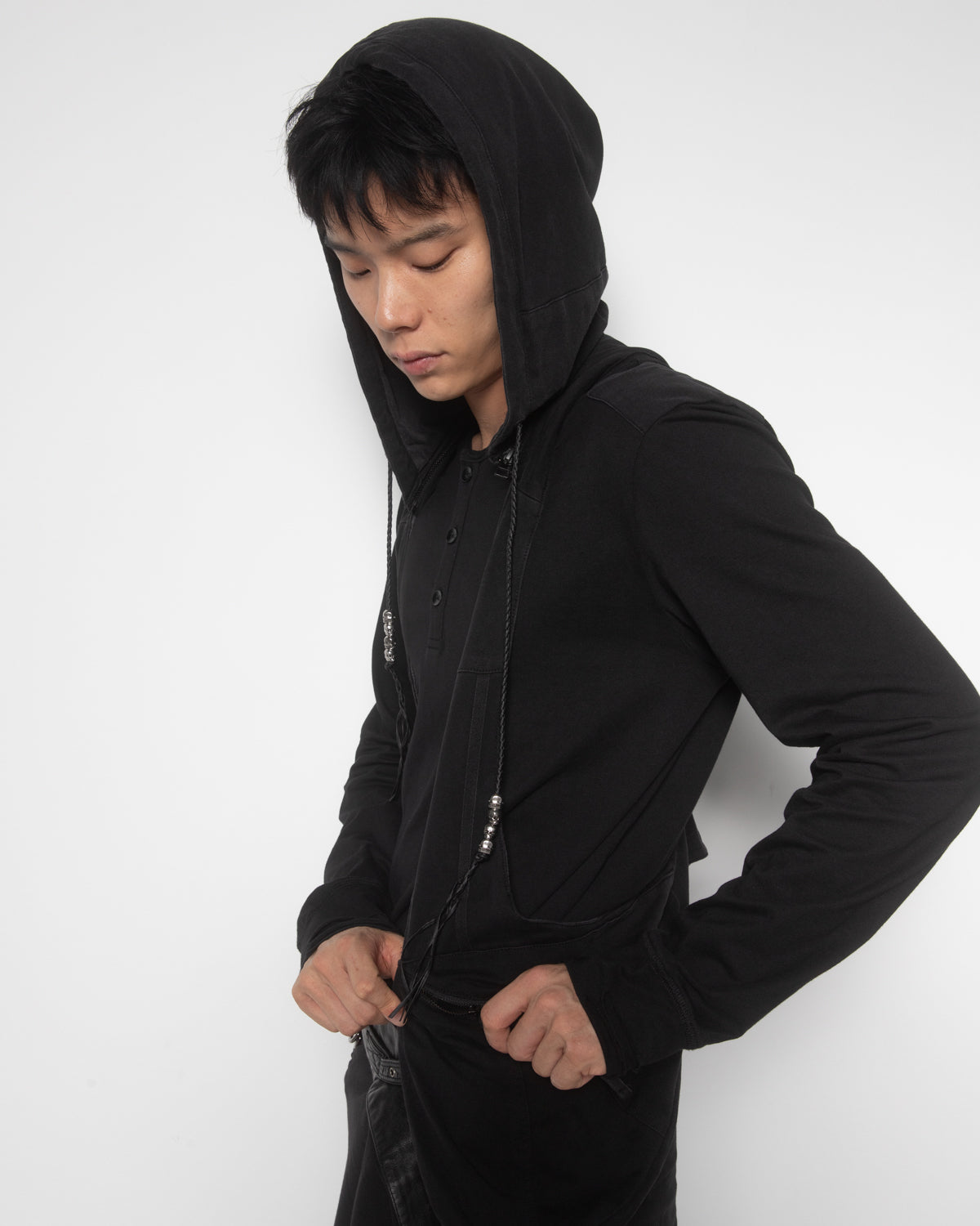 Nomad Vest in Washed Black