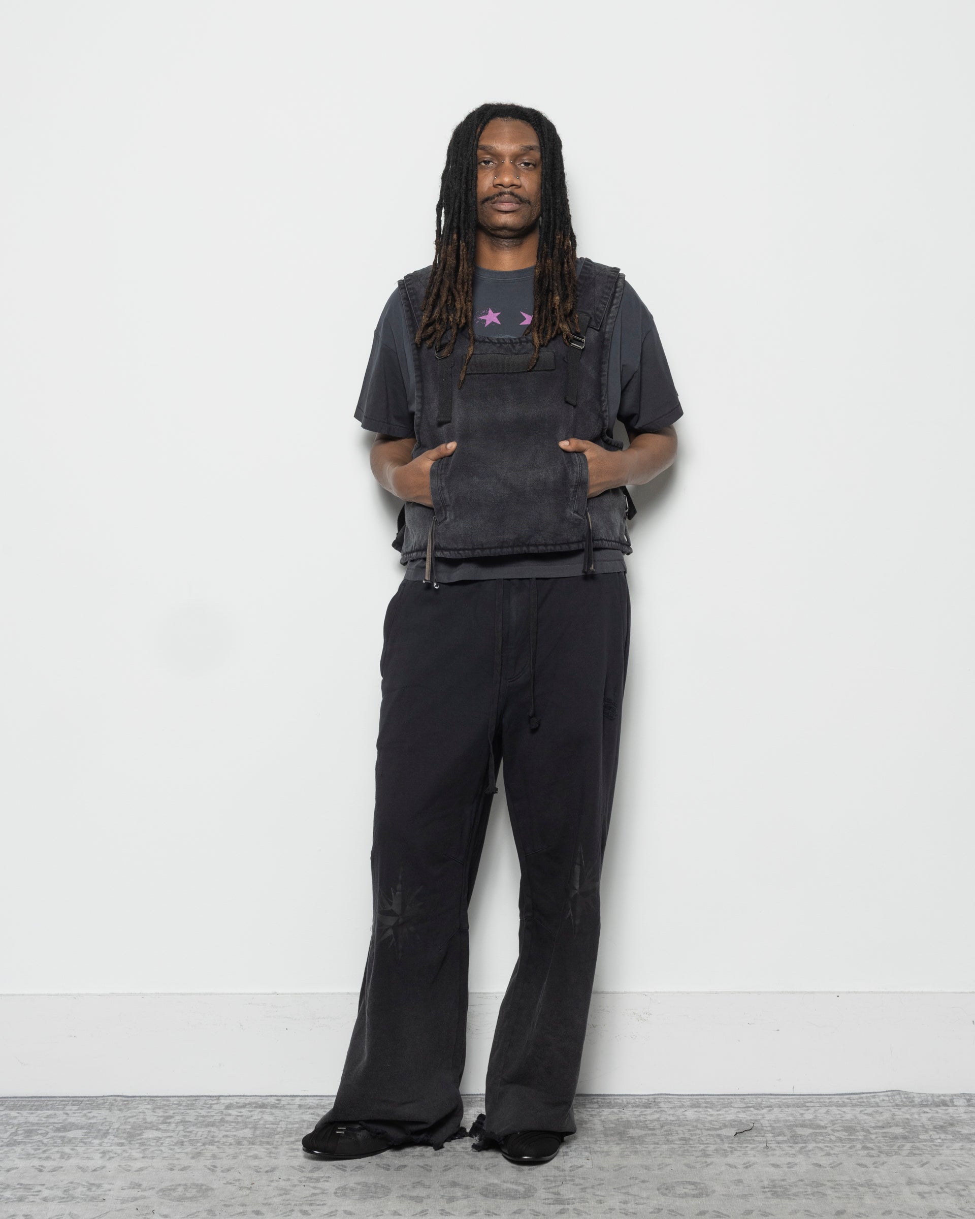 Riot Vest in Washed Grey