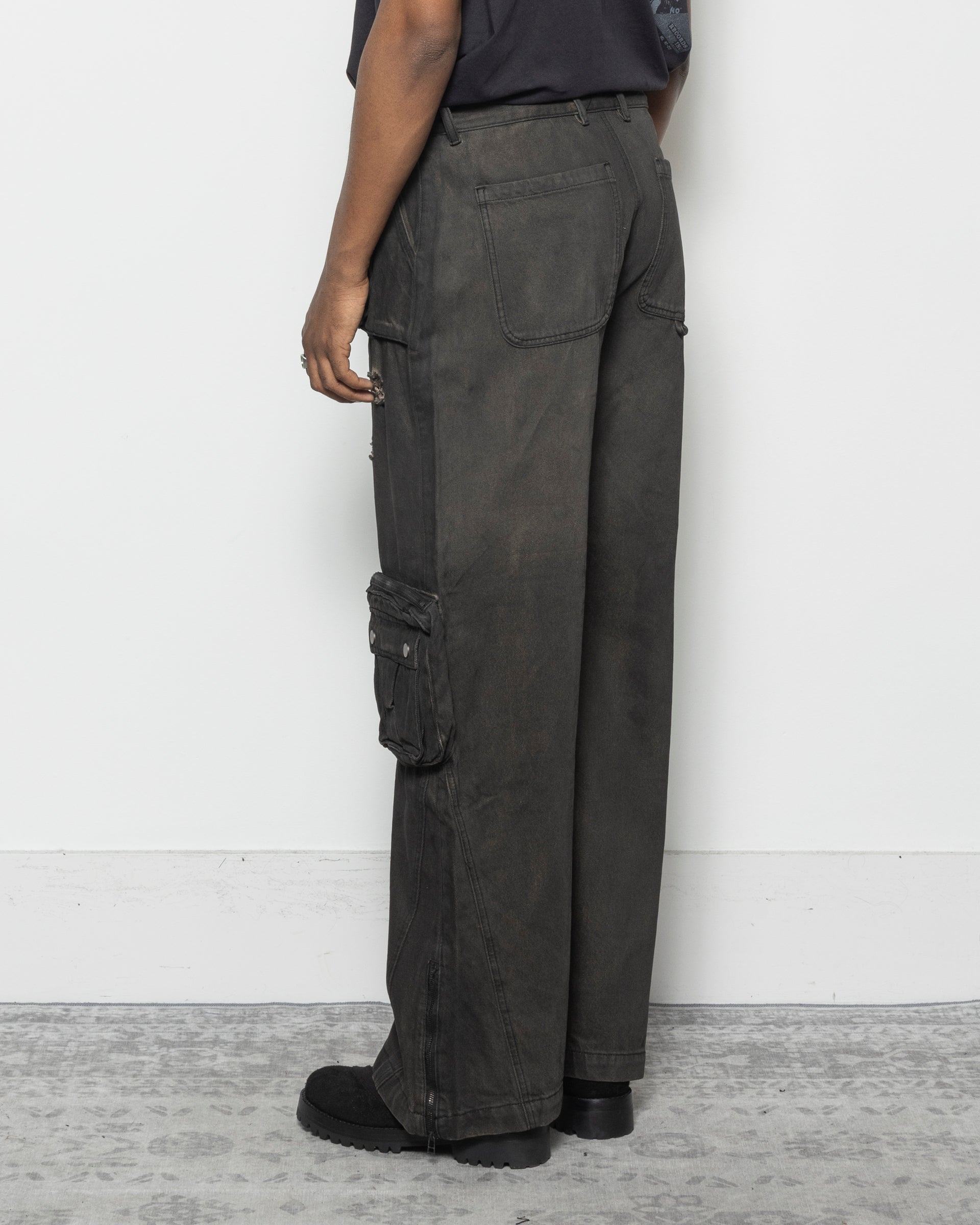 Safari Cargo Pants in Black