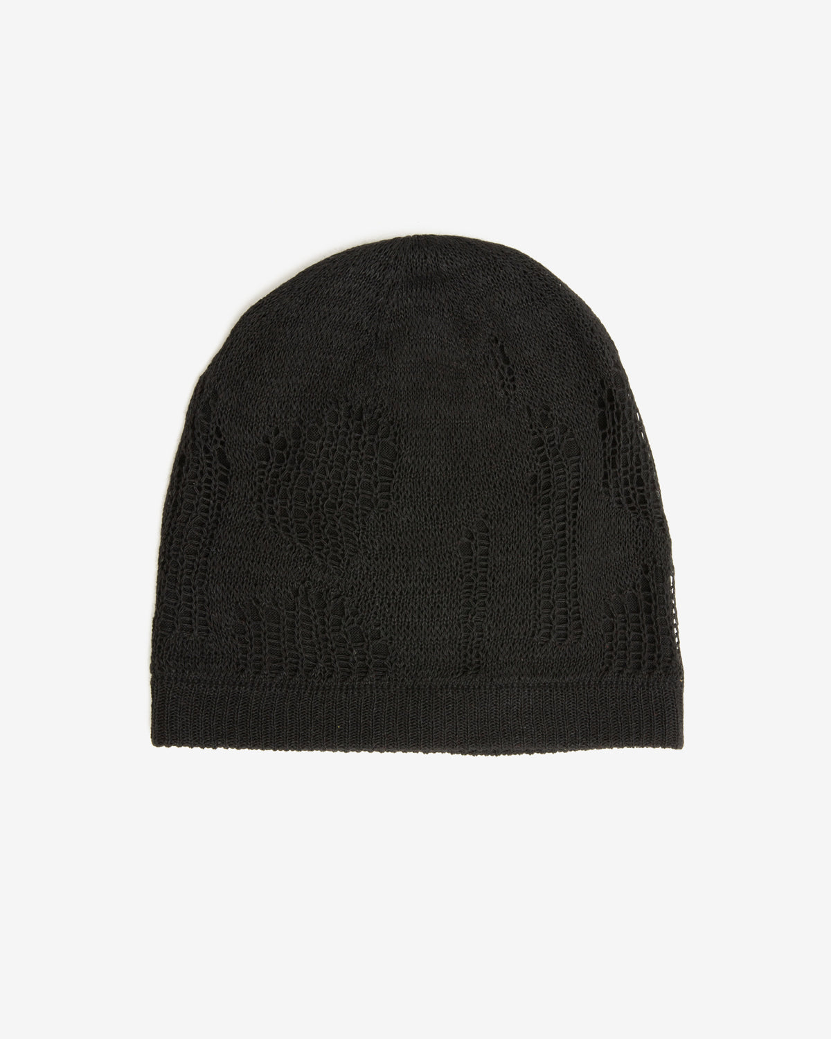 Spider Knit Beanie in Black