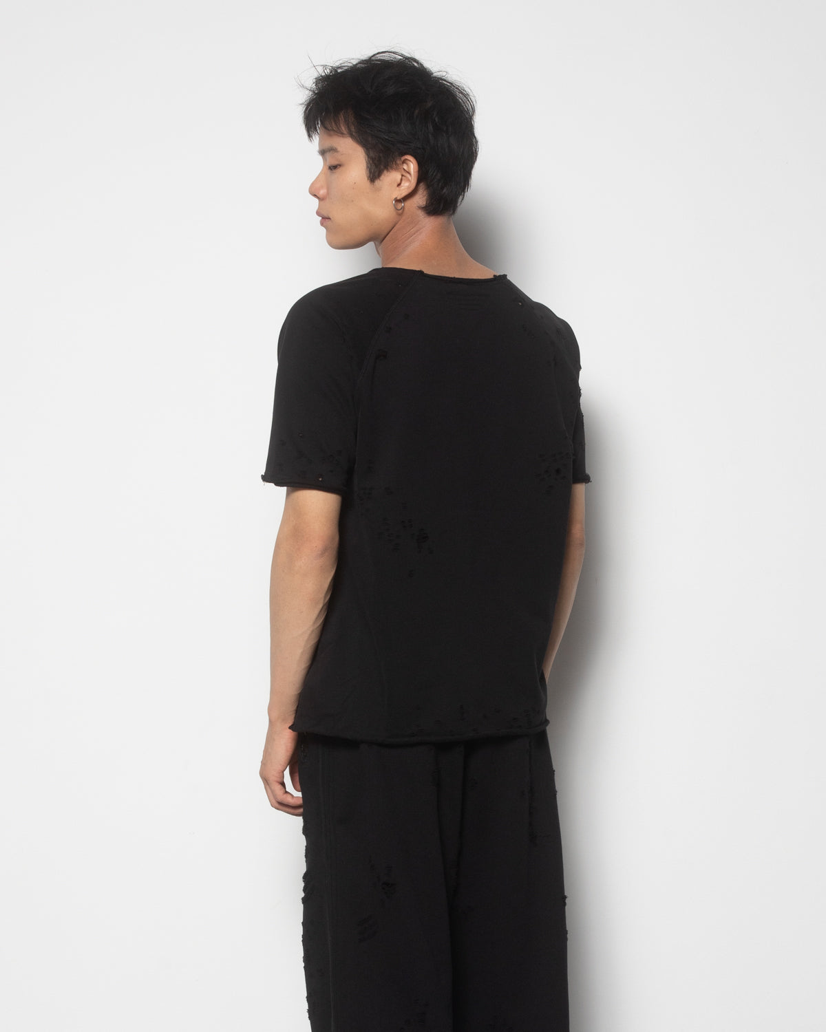 Thrashed Tee in Black