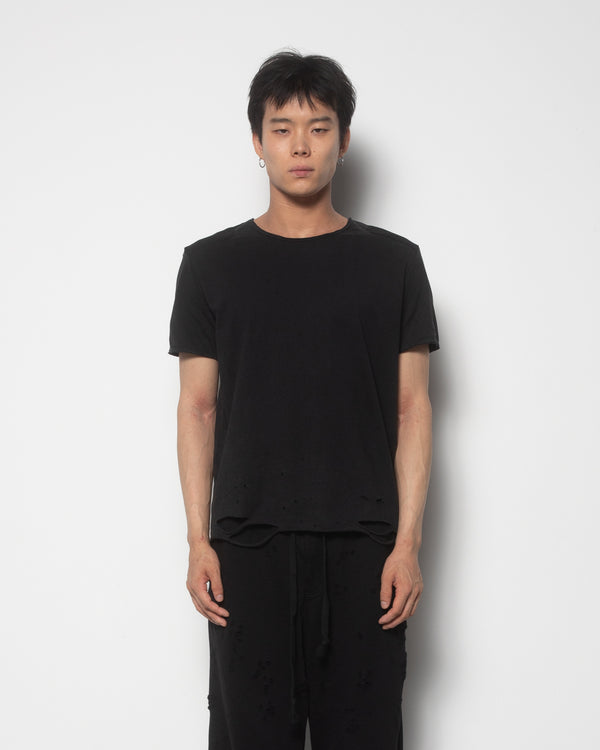 Void Tee in Faded Black