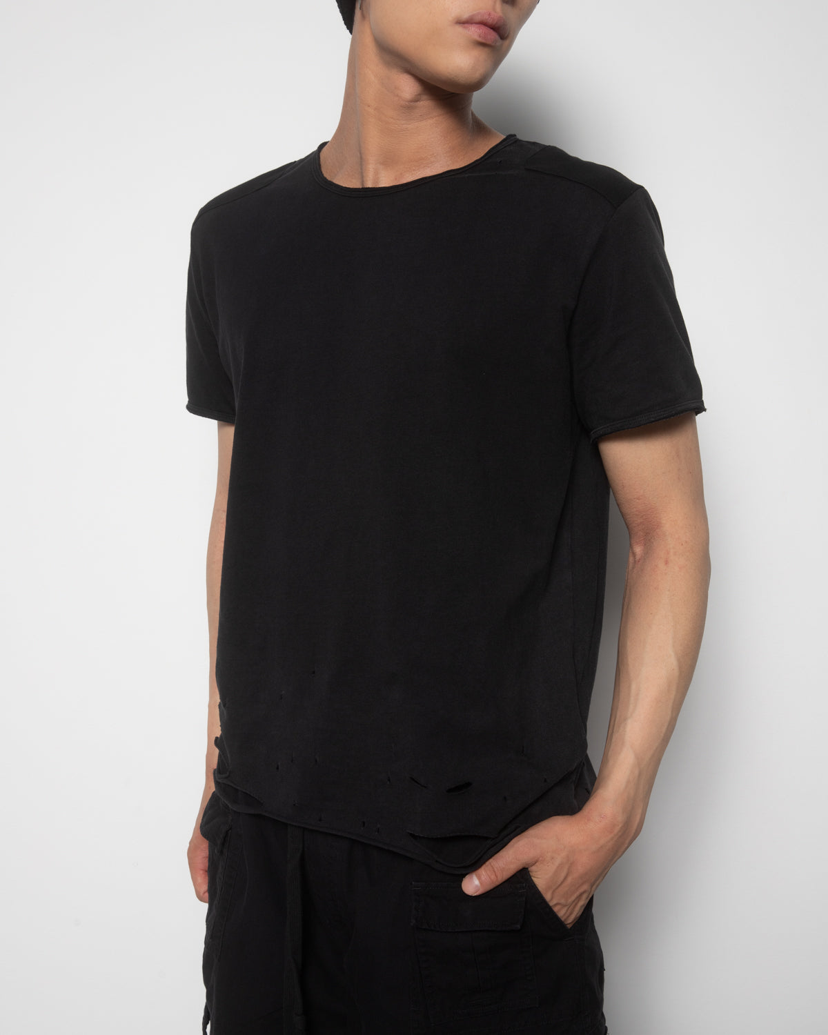 Void Tee in Faded Black