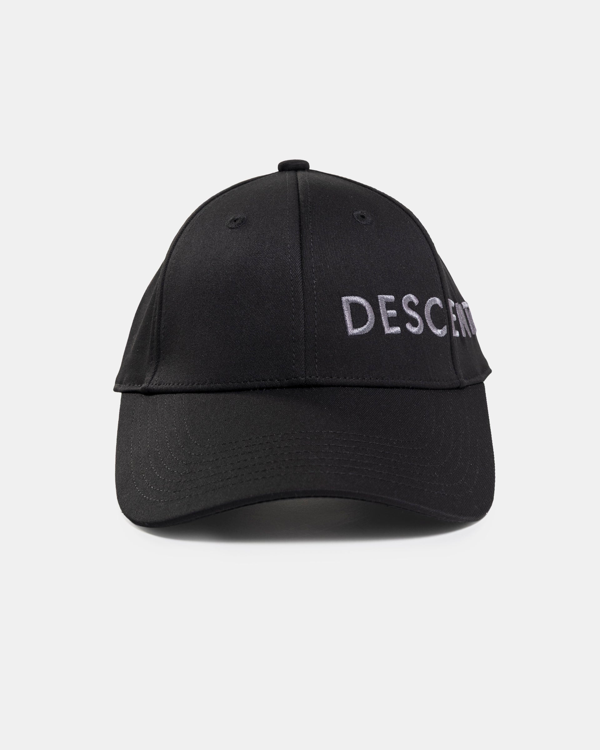 Twill Logo Ball Cap in Black