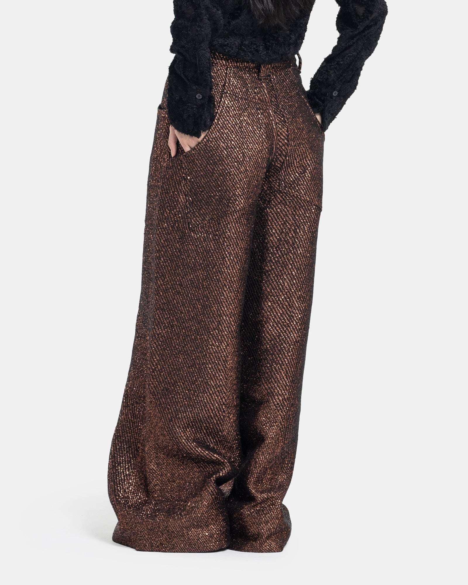 Unspun Ultra Wide Leg Jean in Tinsel