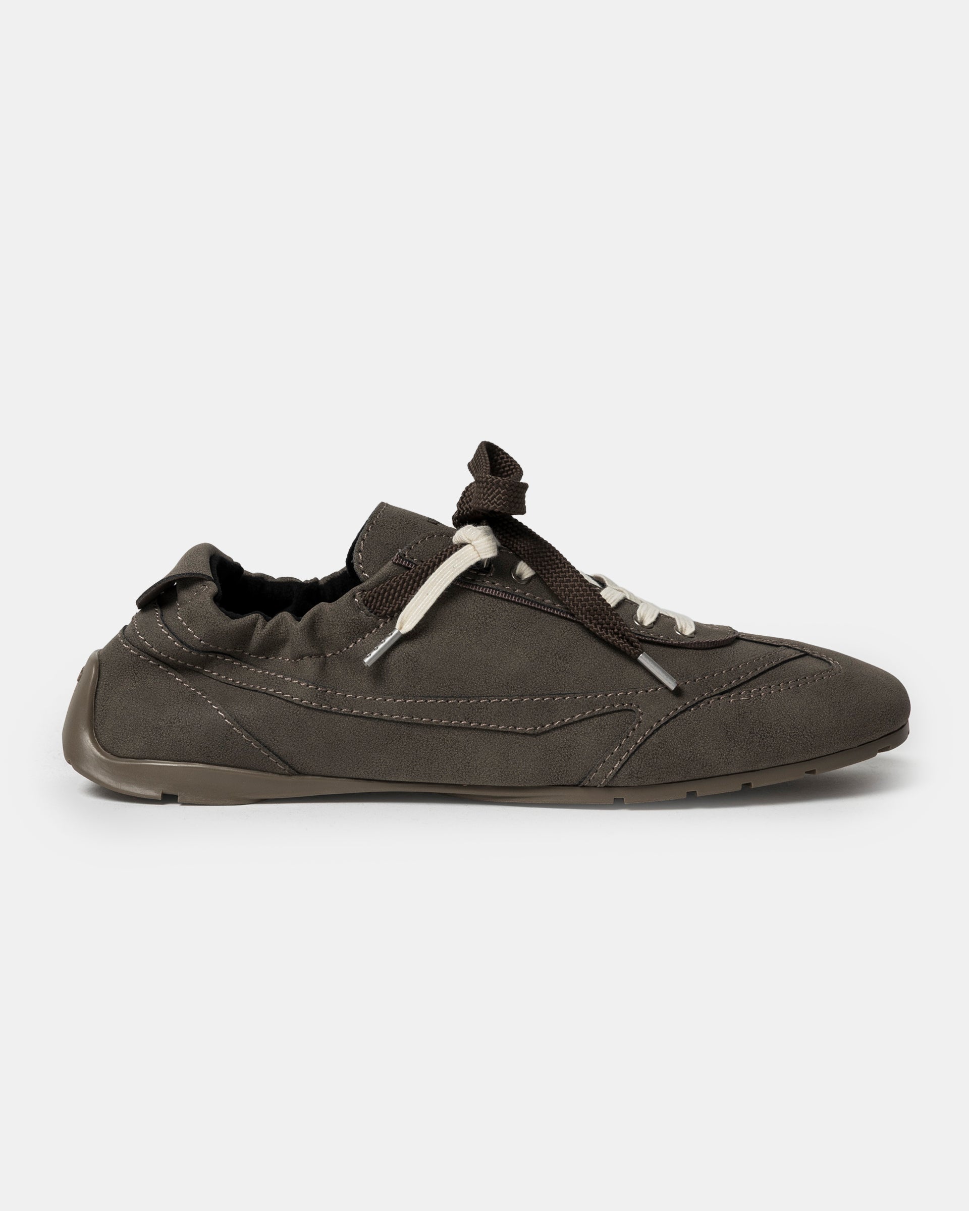 Swift Trek Bow Trainers in Dark Grege