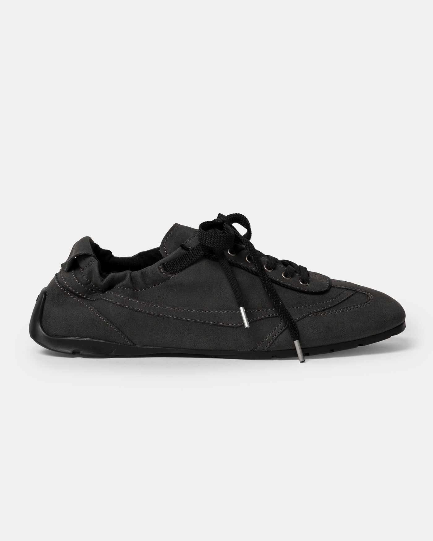 Swift Trek Bow Trainers in Dark Grey