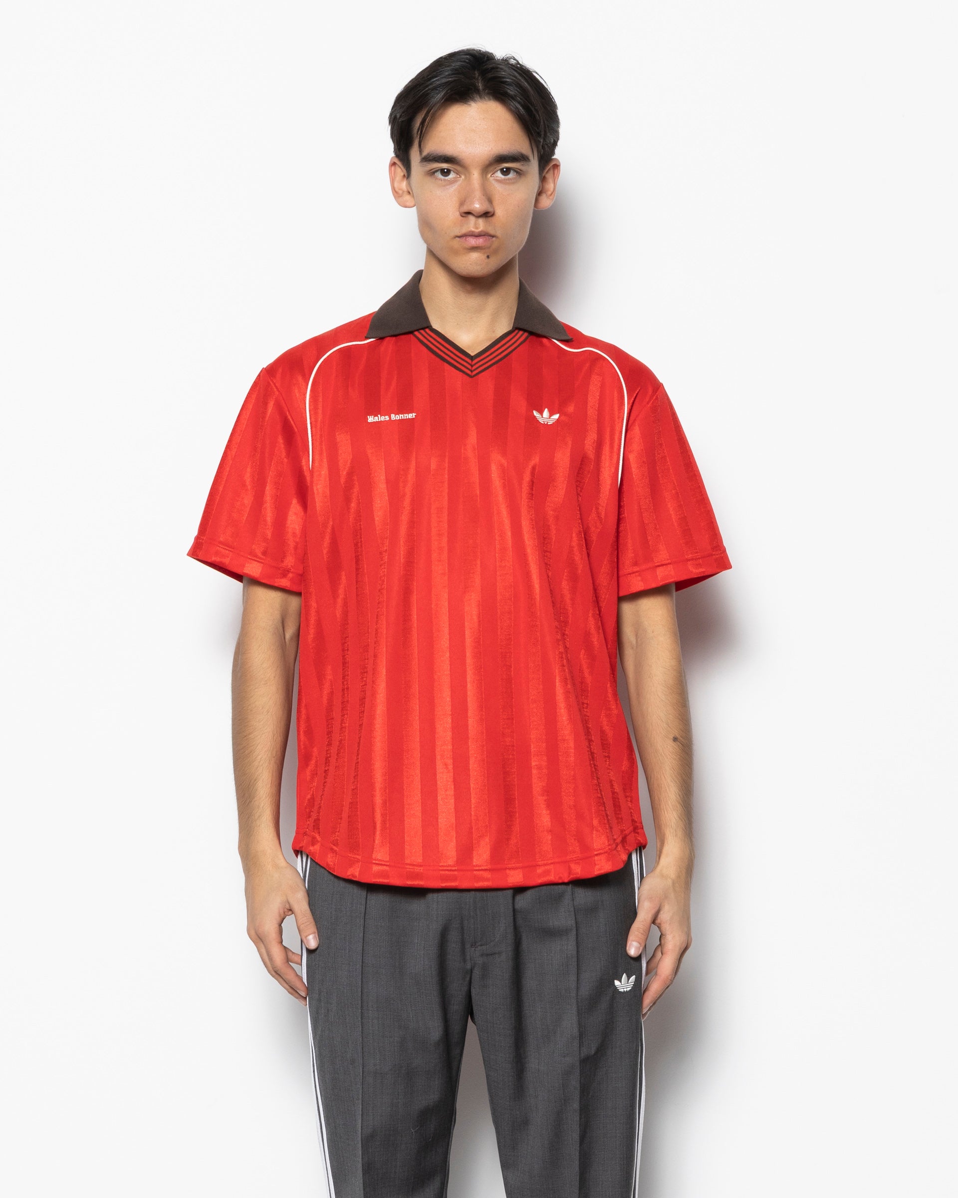 Wales Bonner Football Tee in Better Scarlet