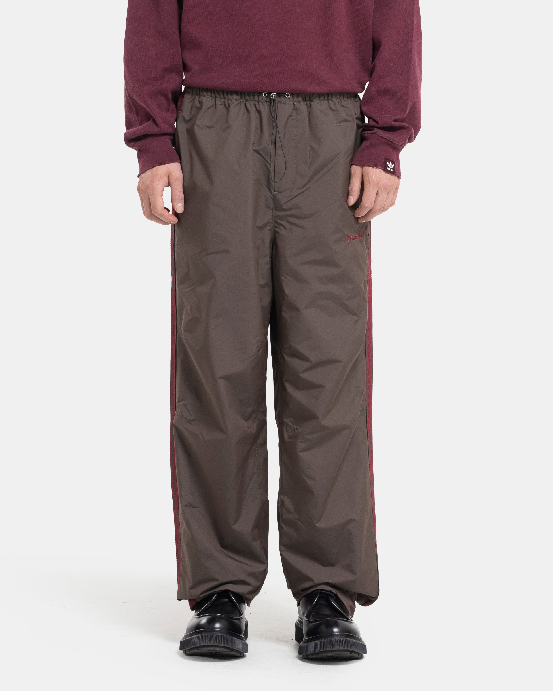 Wales Bonner x Adidas Nylon Trackpant in Night Brown