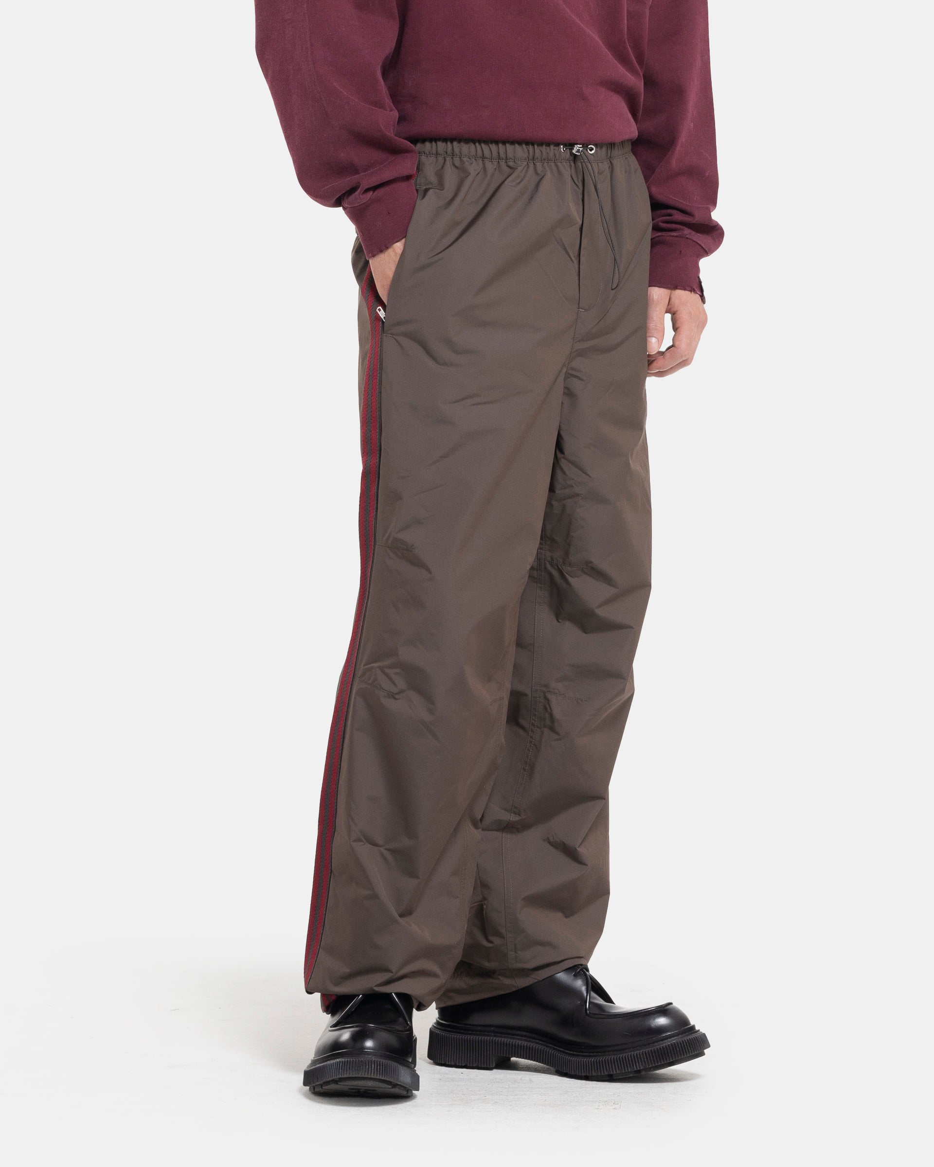 Wales Bonner x Adidas Nylon Trackpant in Night Brown