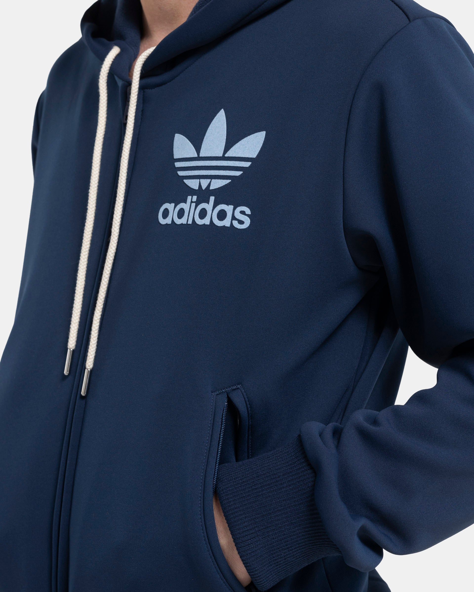 Wales Bonner x Adidas Track Hoodie in Collegiate Navy