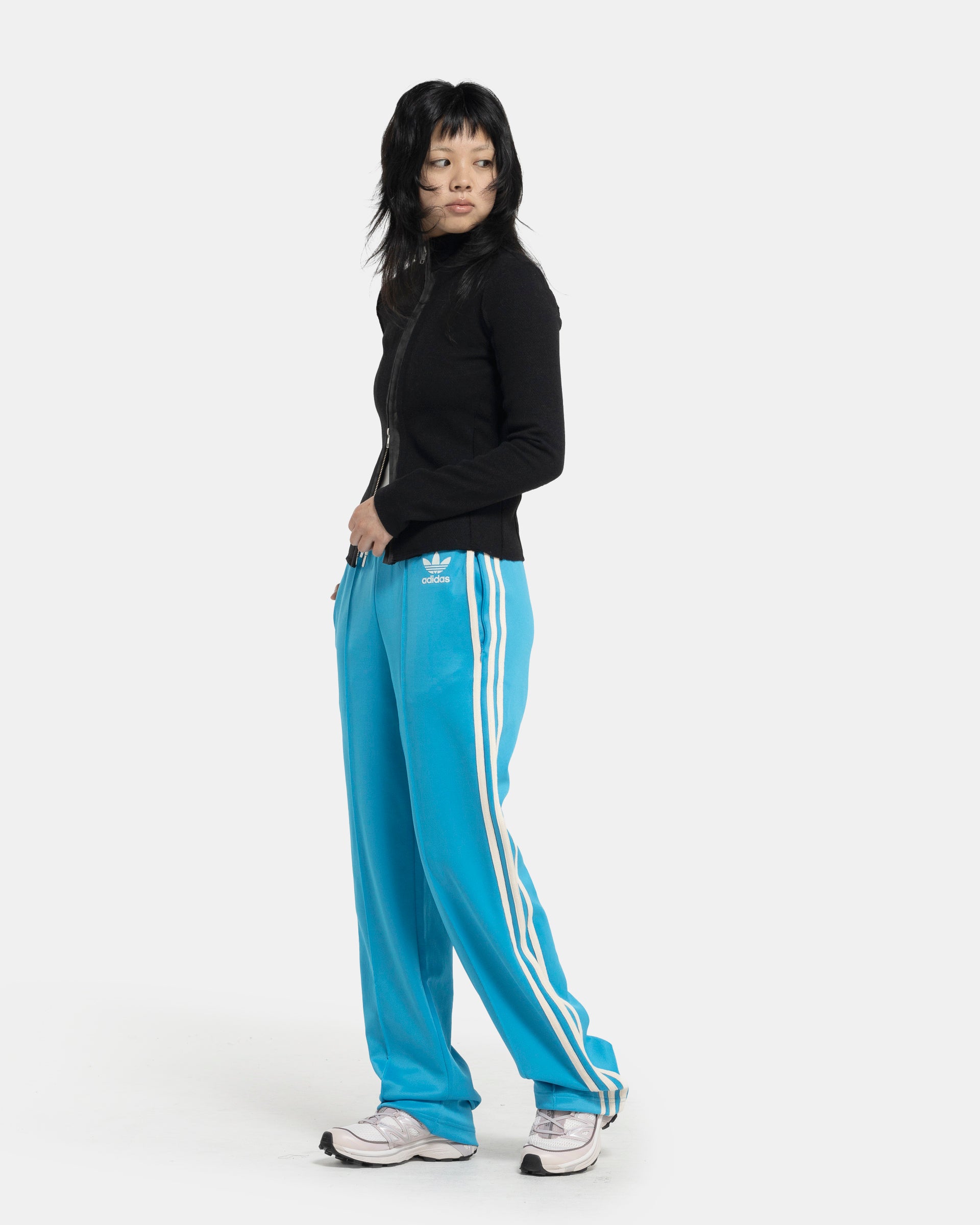 Wales Bonner x Adidas Track Pant in Shock Cyan