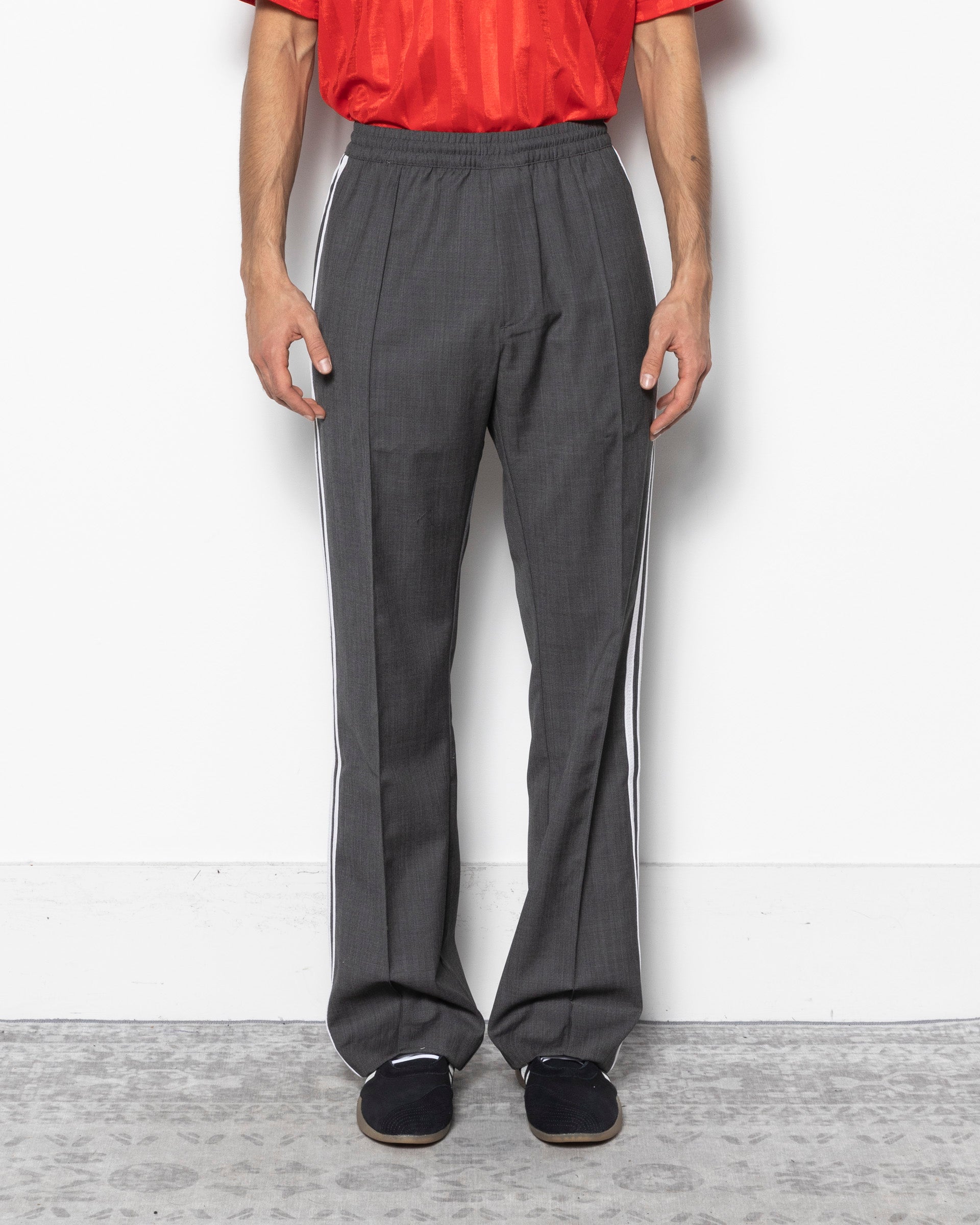 Wales Bonner Wool Pants in Dark Grey Heather
