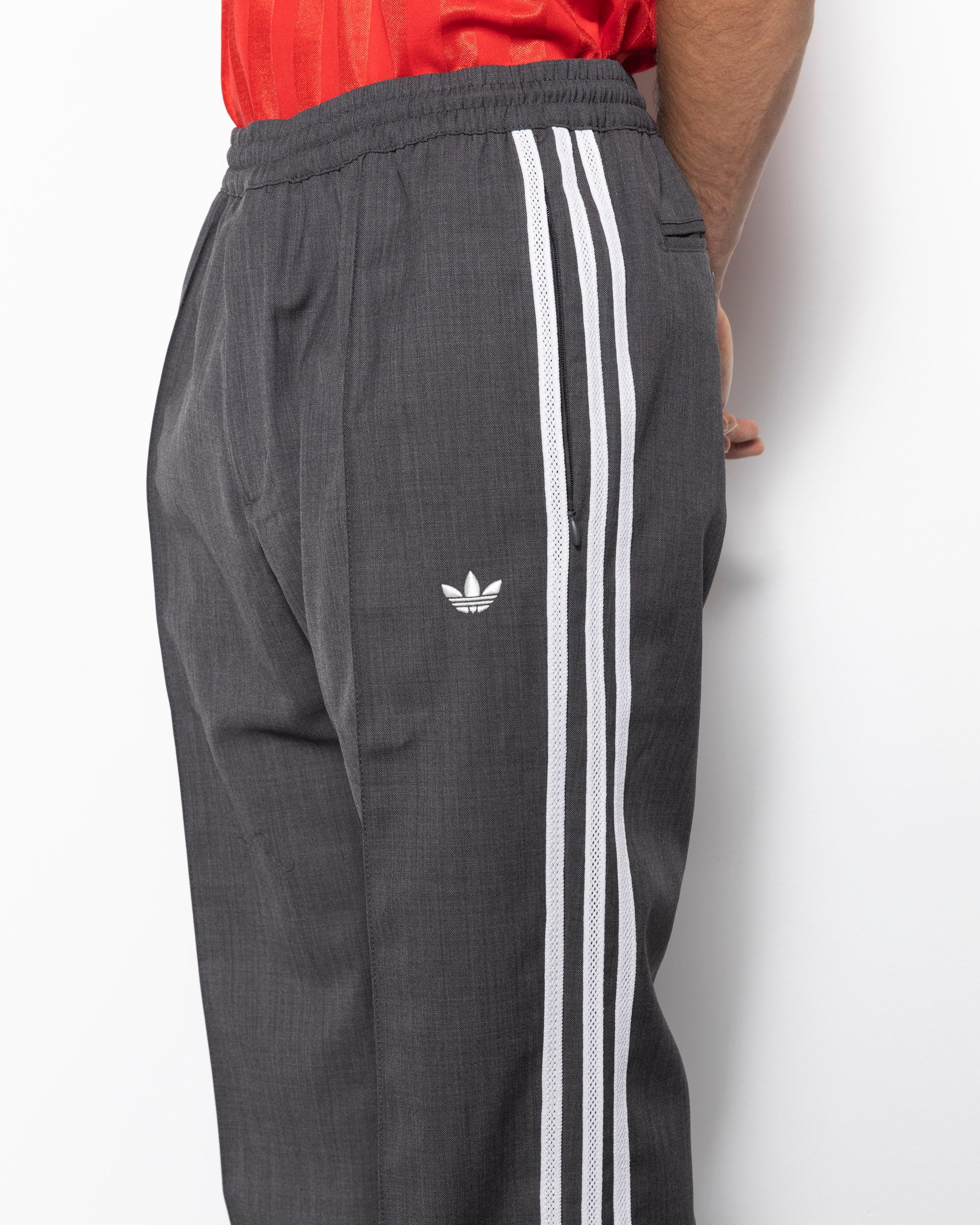 Wales Bonner Wool Pants in Dark Grey Heather