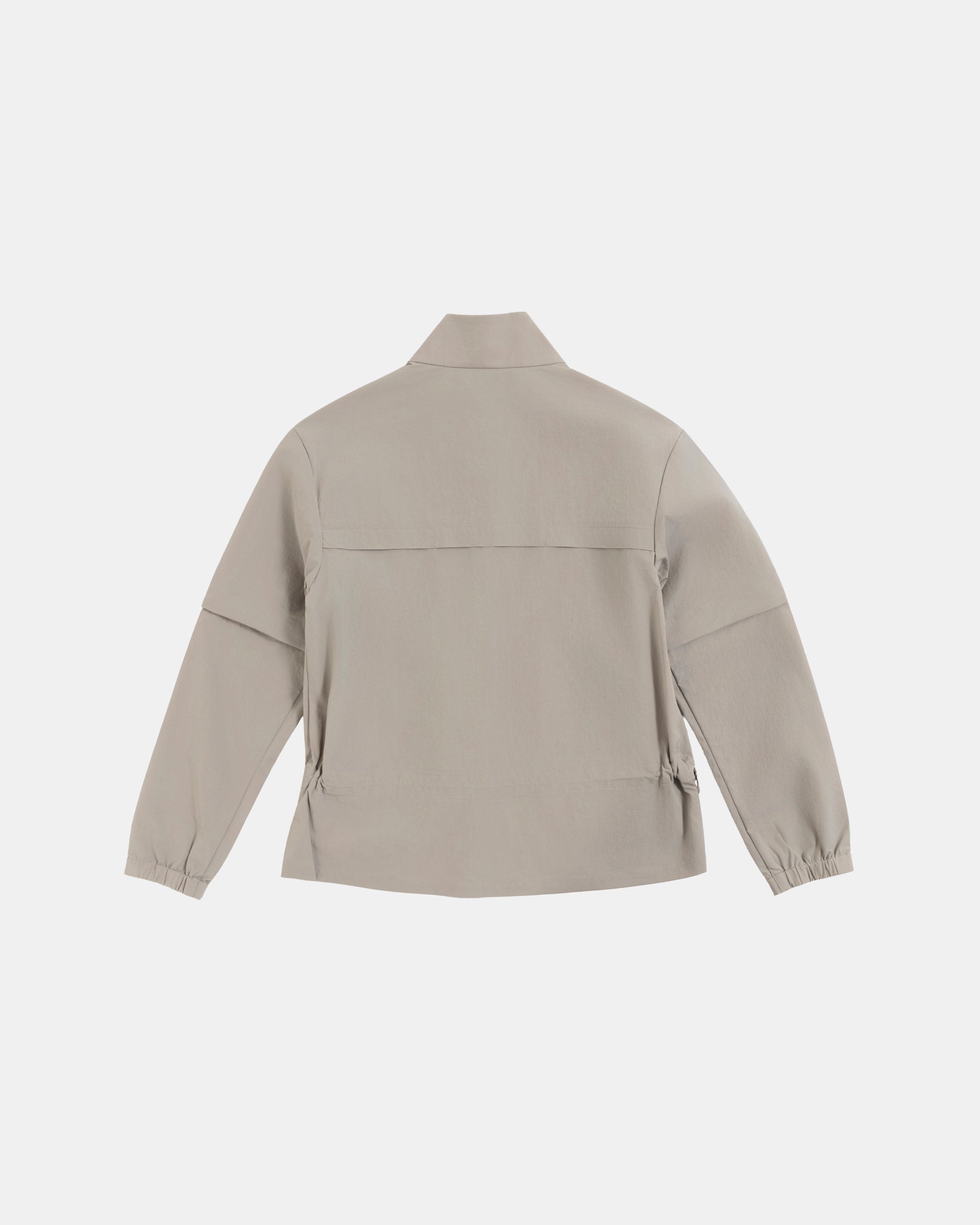 Water-Repellent Full-Zip Jacket in Beige