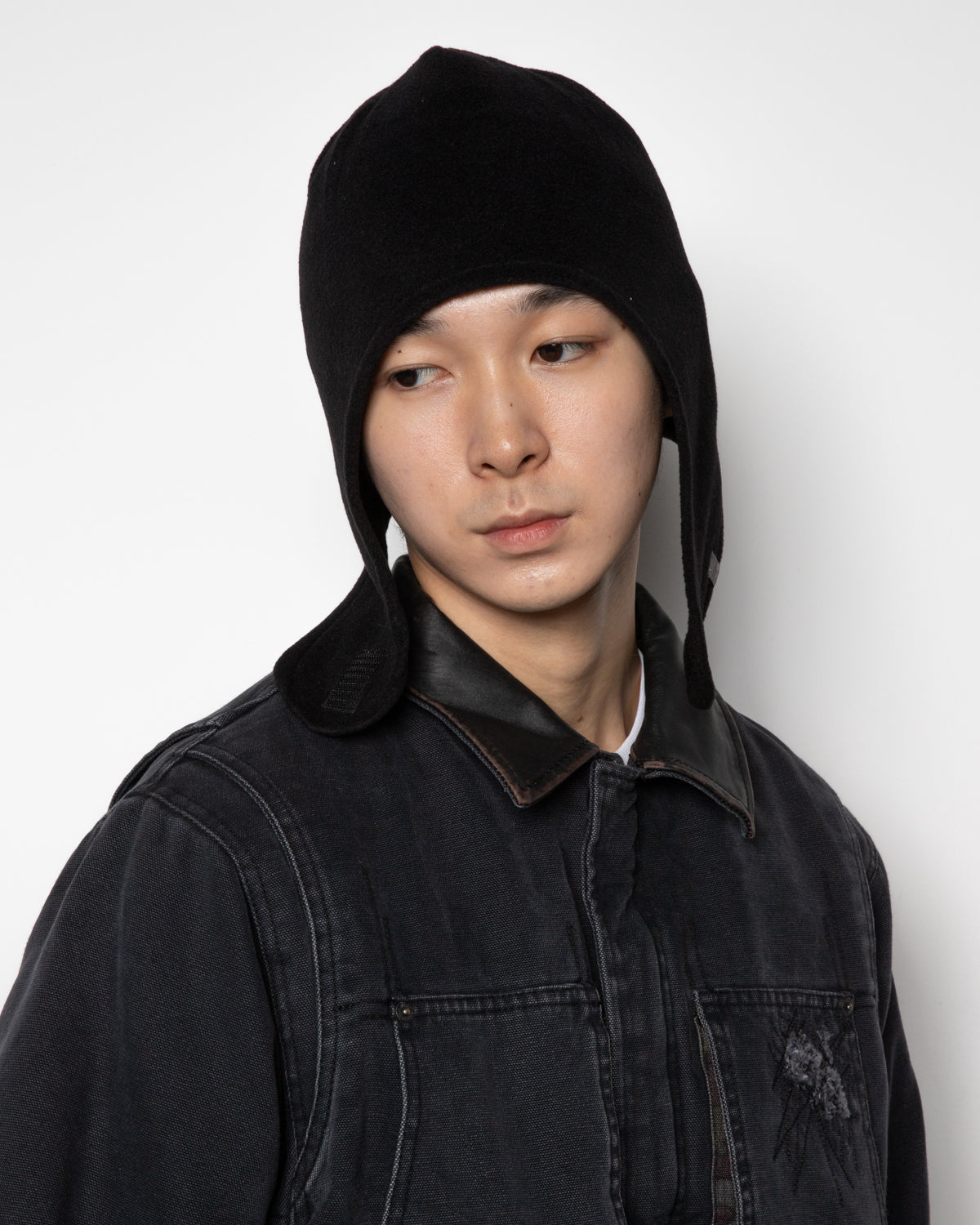 EP.10 01 Earflap Beanie in Black