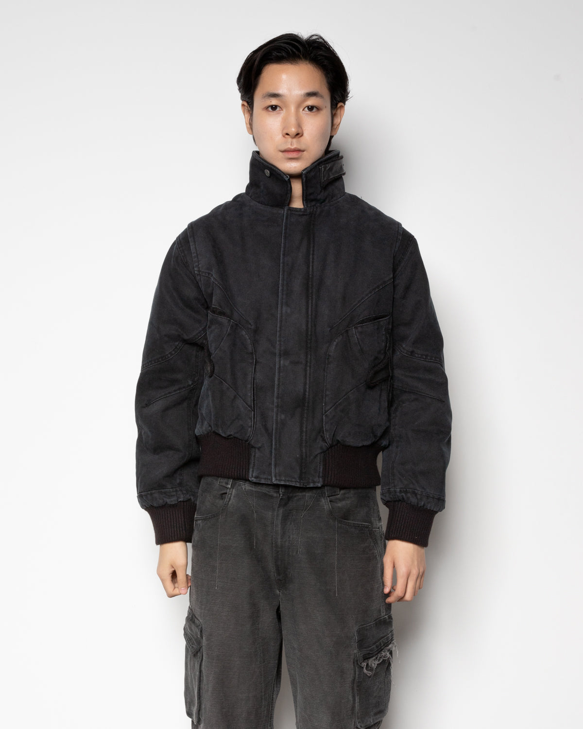 EP.10 01 Jacket in Washed Black