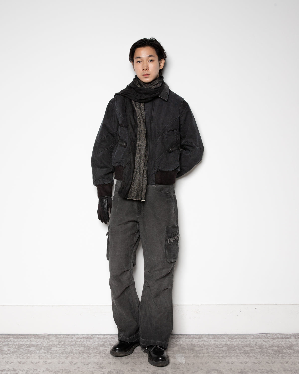 EP.10 01 Jacket in Washed Black