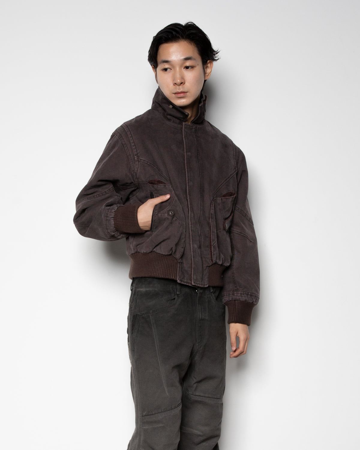EP.10 01 Jacket in Washed Brown