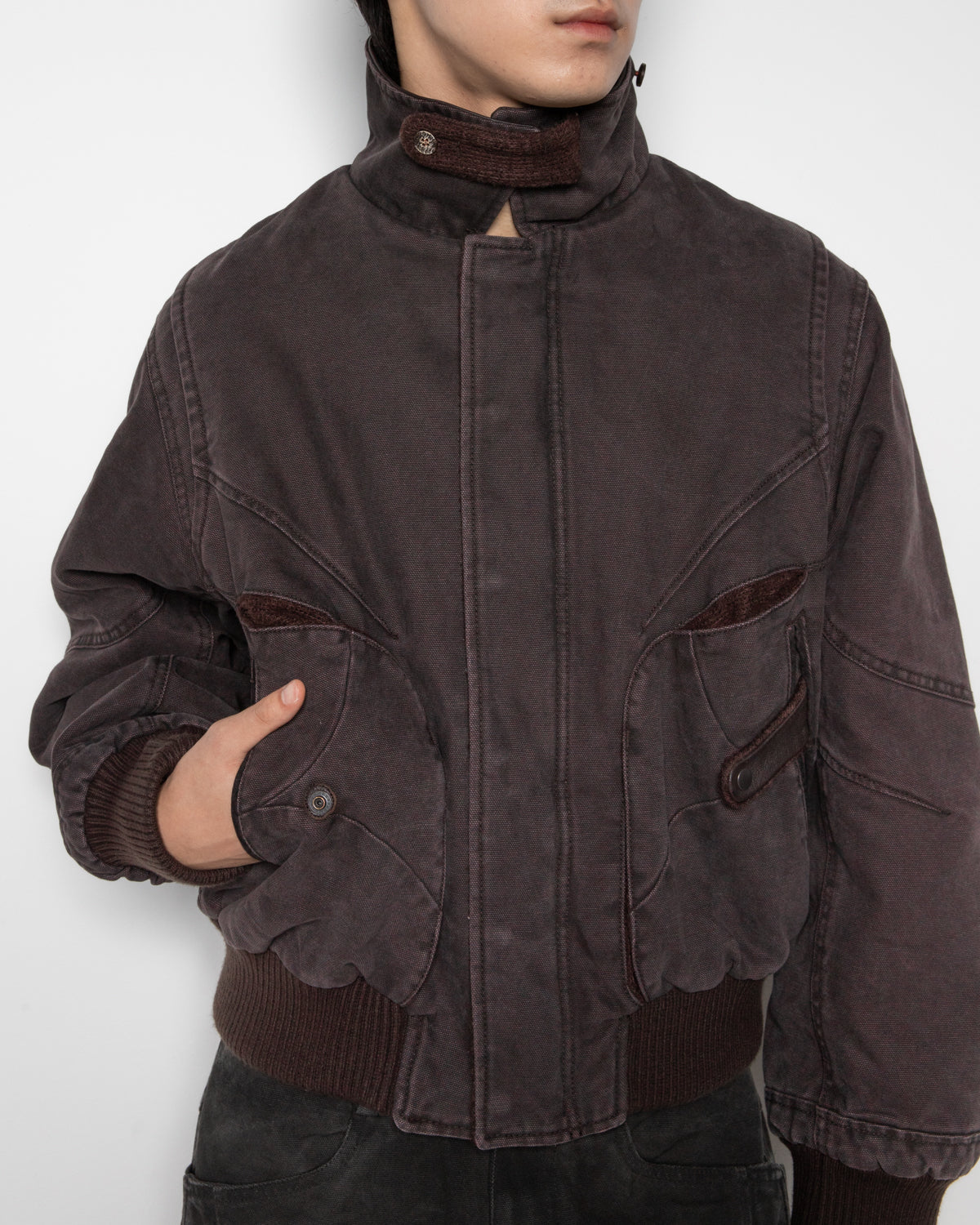 EP.10 01 Jacket in Washed Brown