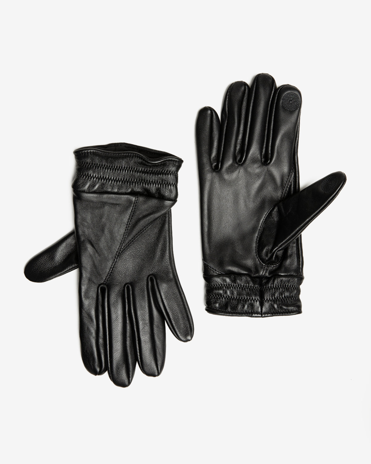 EP.8 01 Leather Gloves in Black