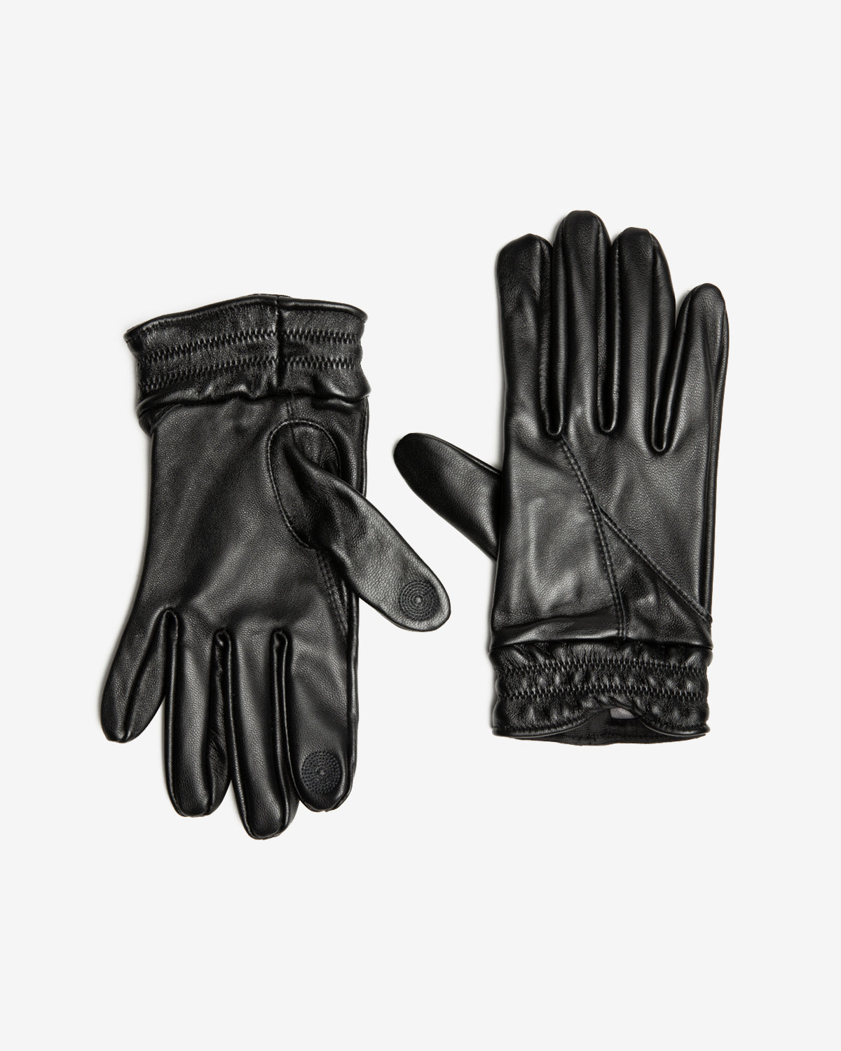 EP.8 01 Leather Gloves in Black